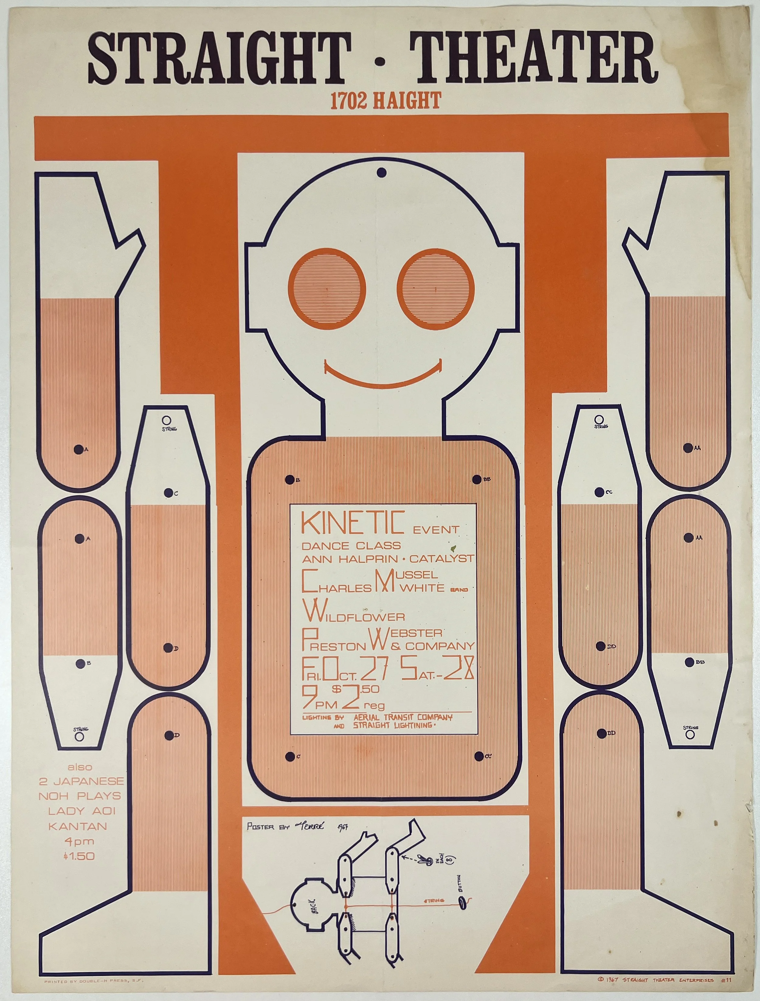 Kinetic Event Dance Class - San Francisco - Oct 27, 1967