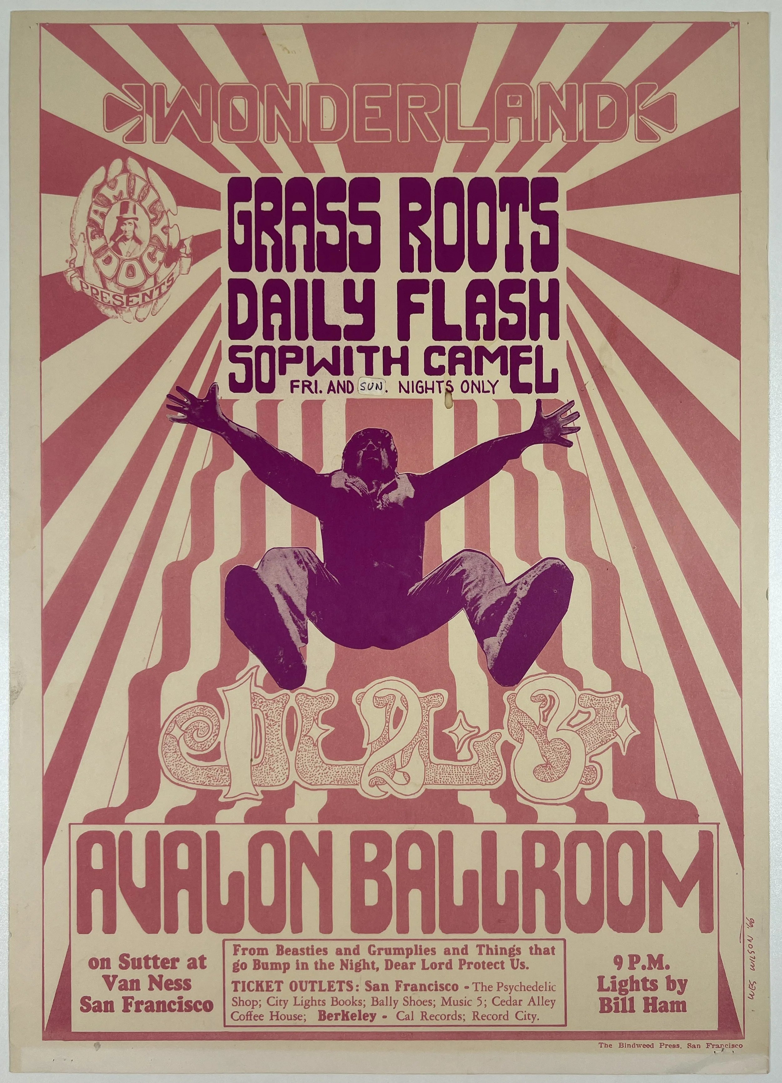 FD-015 The Grass Roots Poster - San Francisco - Jul 1, 1966