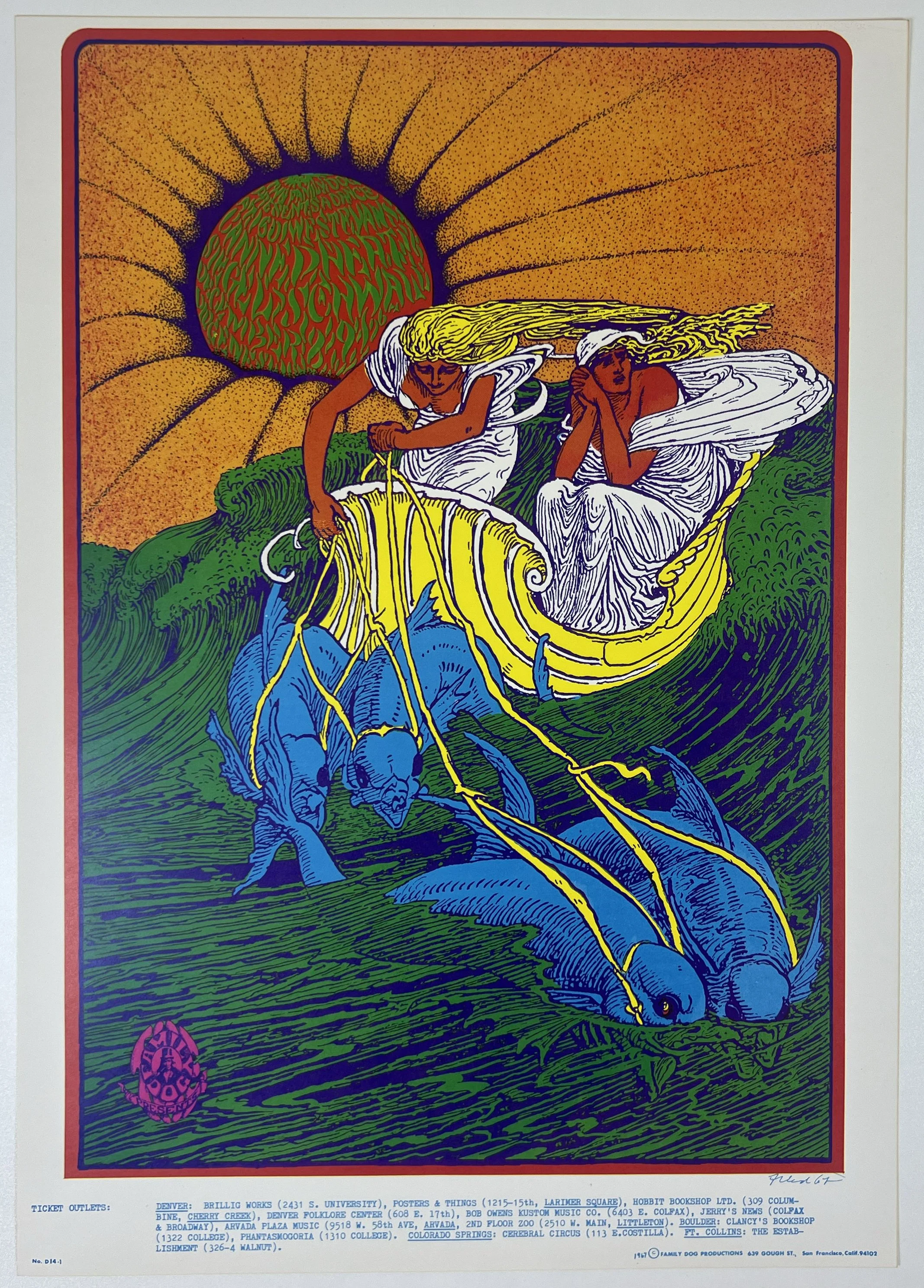 FDD-014 Canned Heat Poster - Denver - Dec 8, 1967
