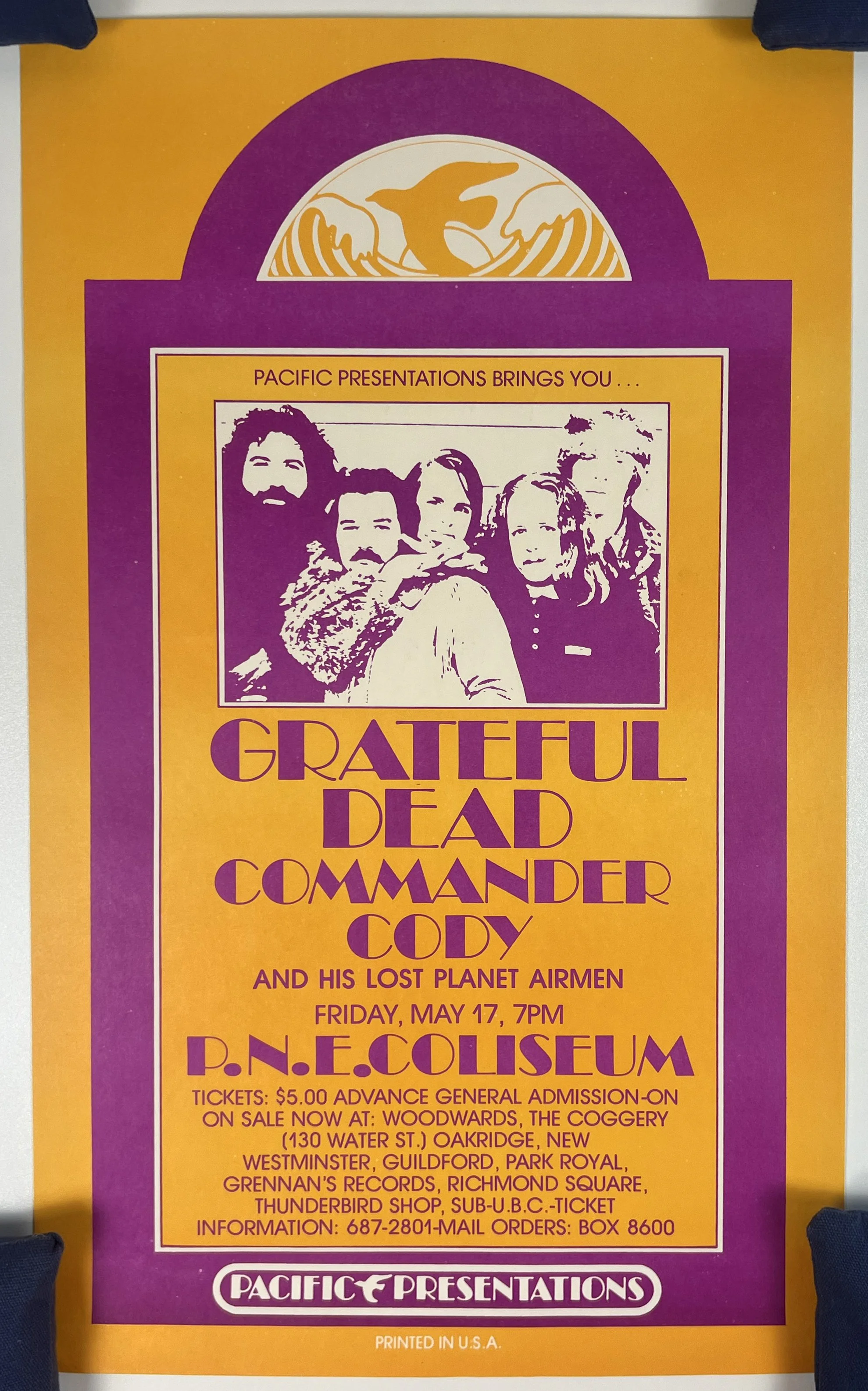 Grateful Dead Poster - Seattle - May 17, 1971