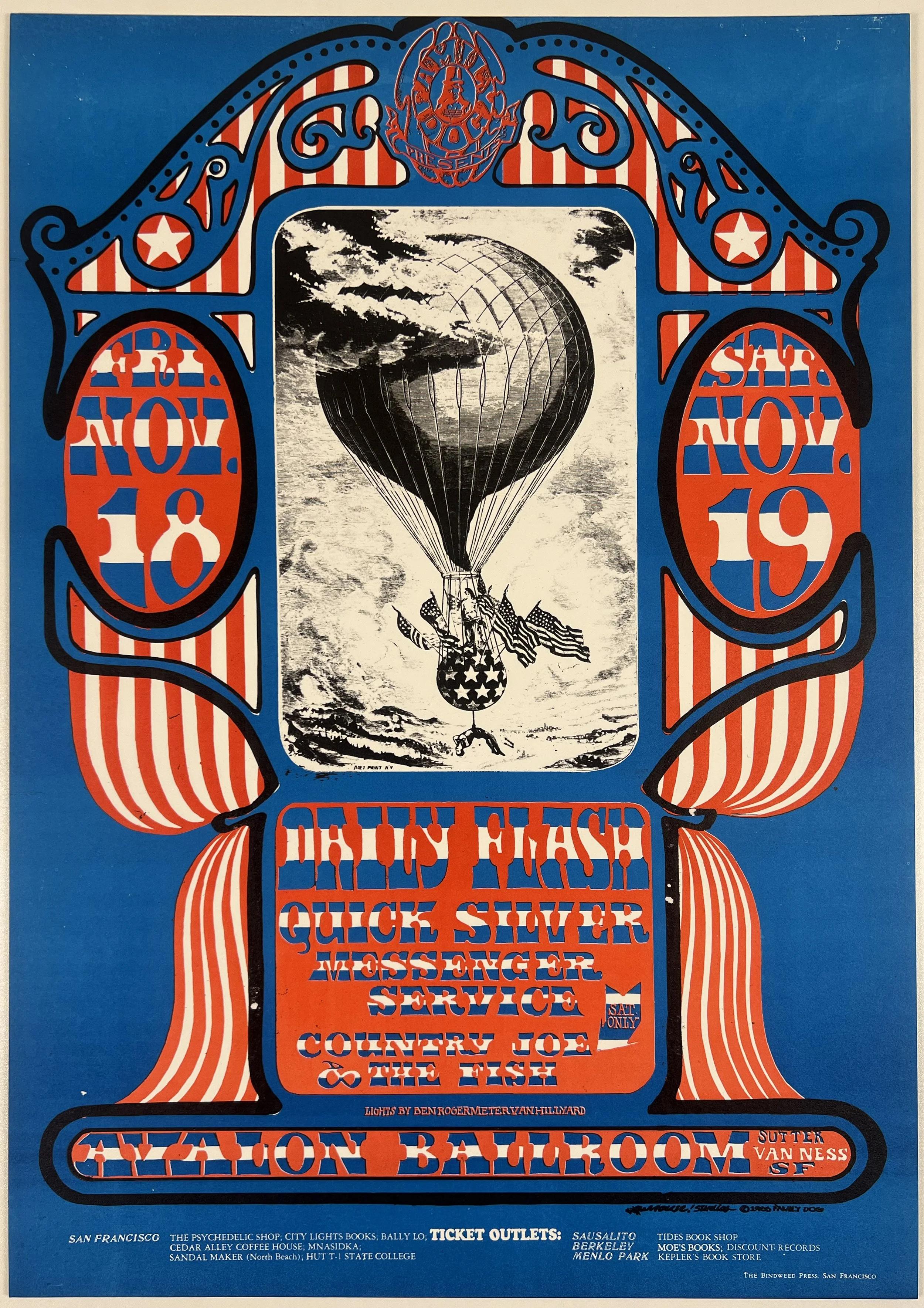 FD-035 The Daily Flash Poster - San Francisco - Nov 18, 1966