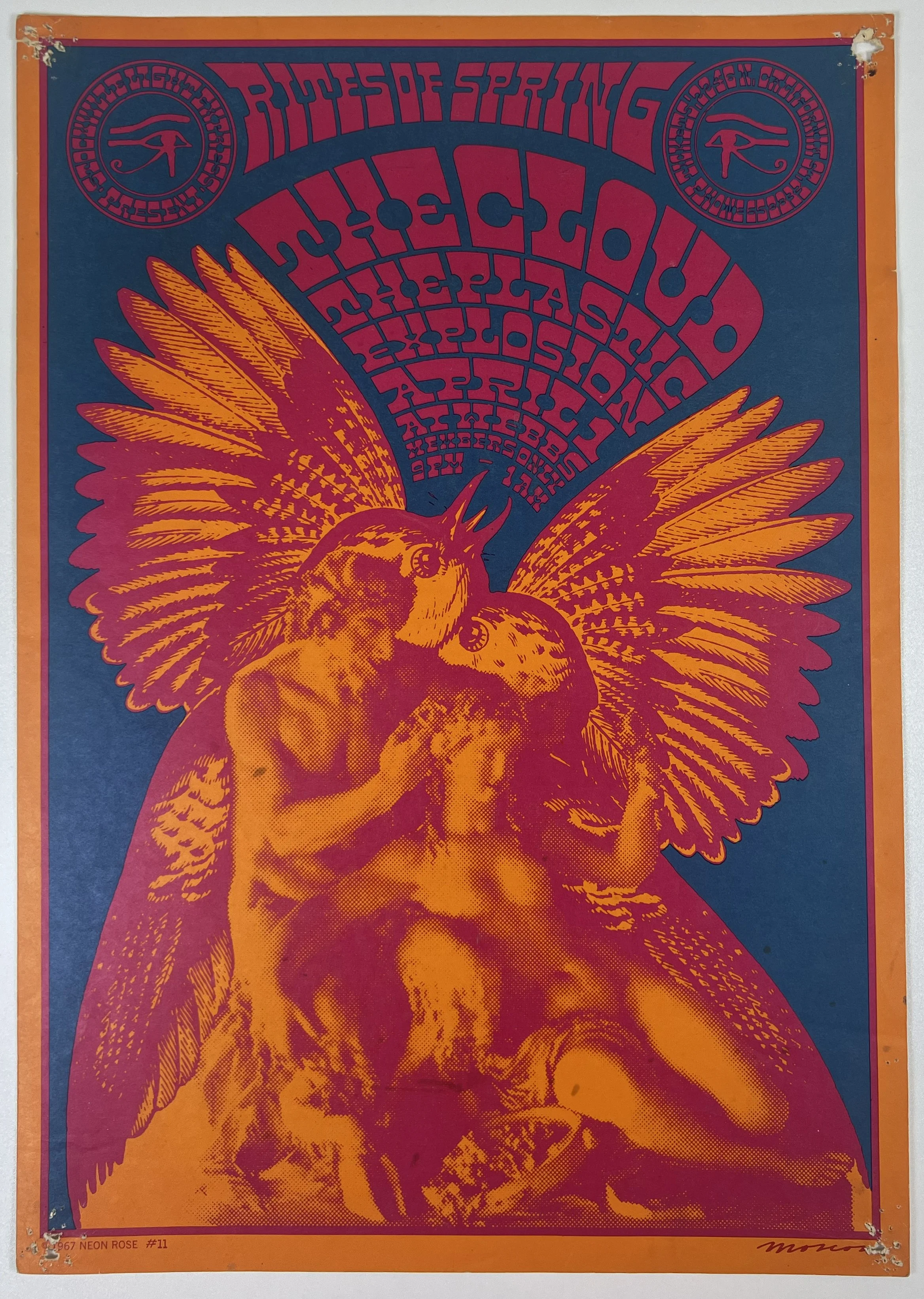 NR-11 Rites of Spring Poster - Stockton - Apr 1, 1967