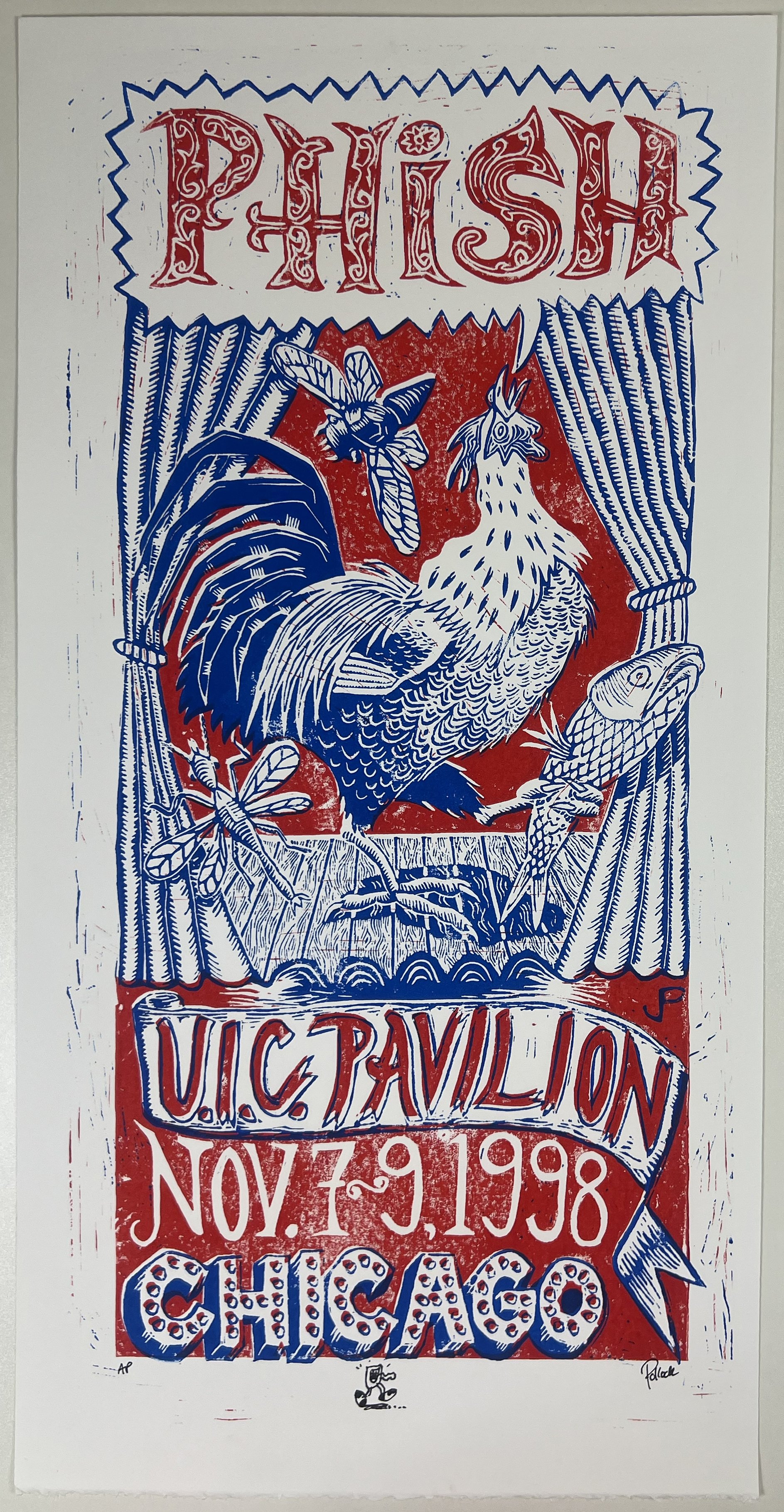 Phish Poster - Chicago - November 7-9, 1998