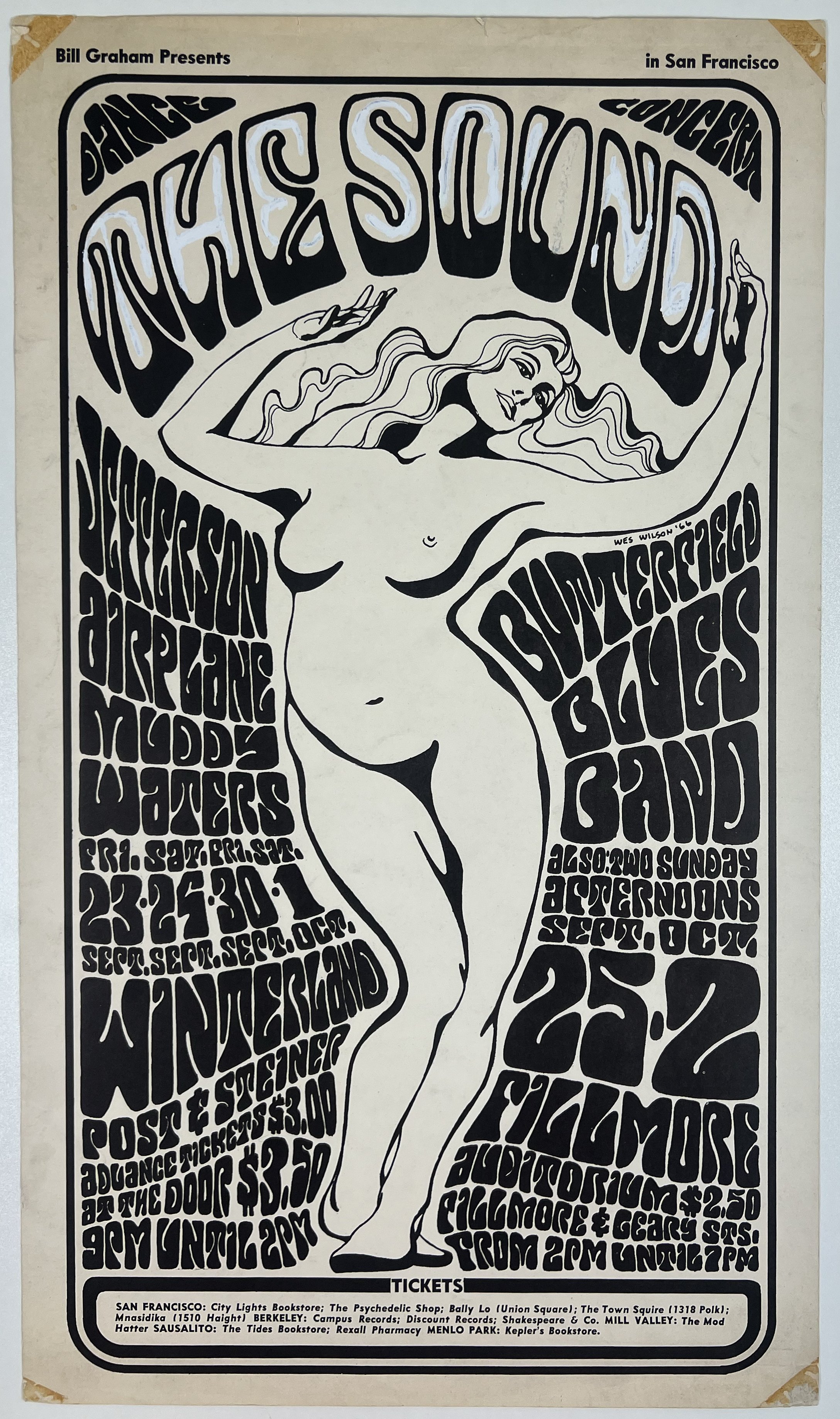 BG-029-1A The Sound Poster - San Francisco - Sep 23, 1966