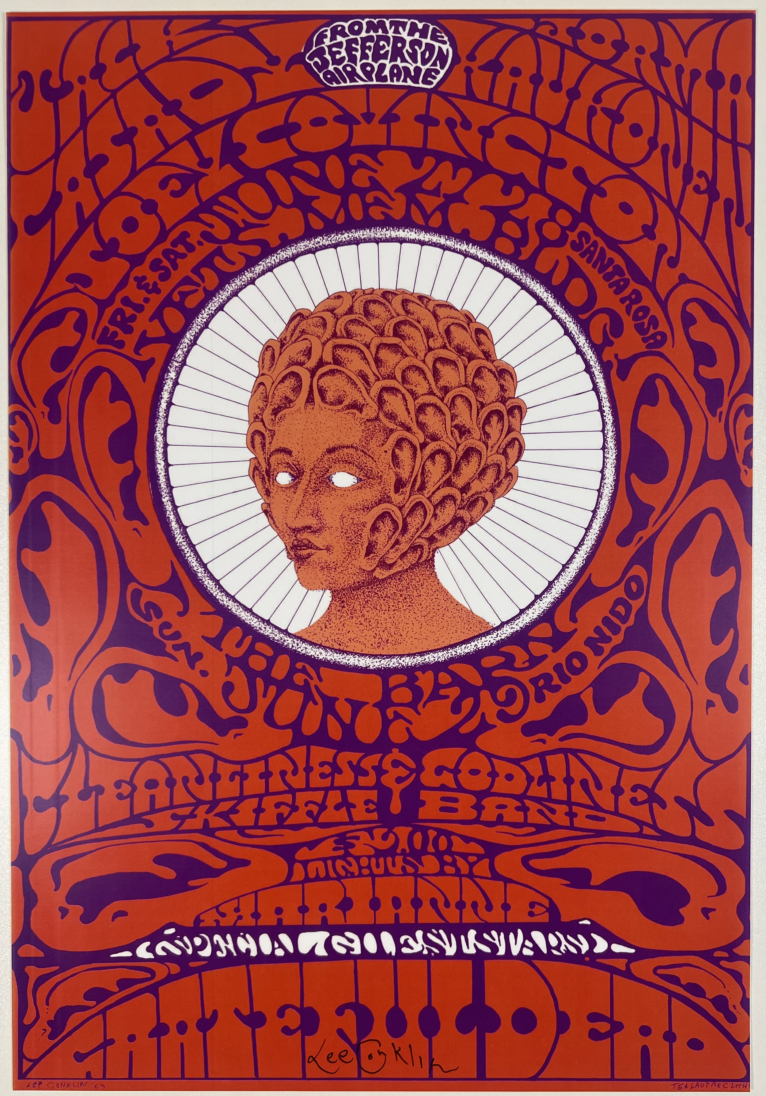 AoR 2.329-RP2 Grateful Dead Poster - Rio Nido - June 27-29, 1969