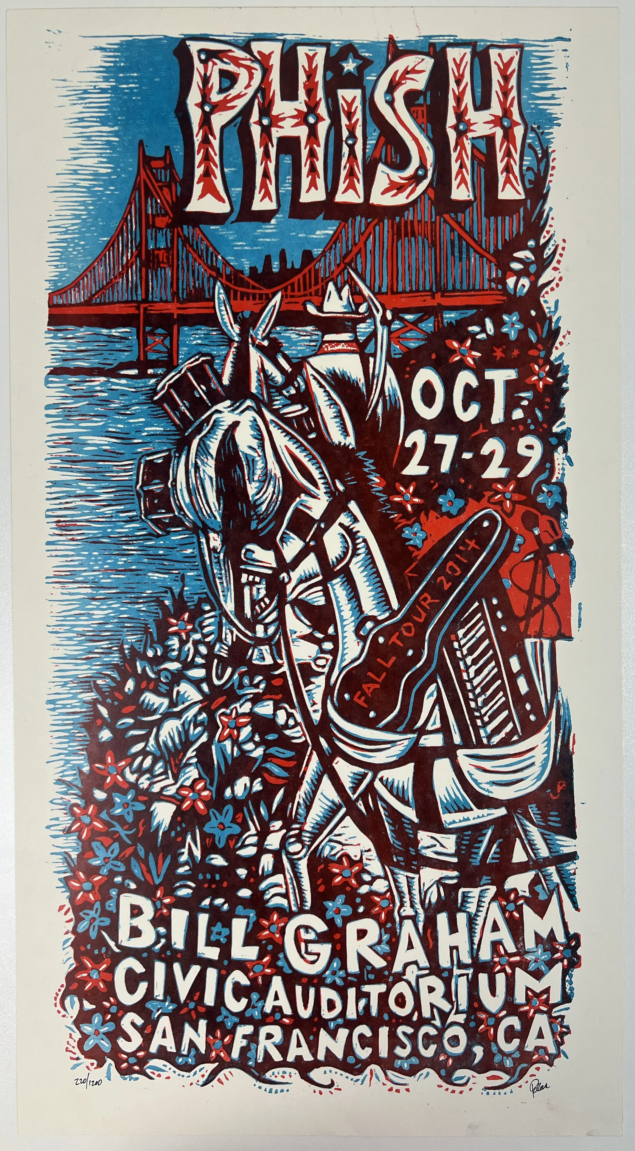 Phish Poster - San Francisco - Oct 14, 2014