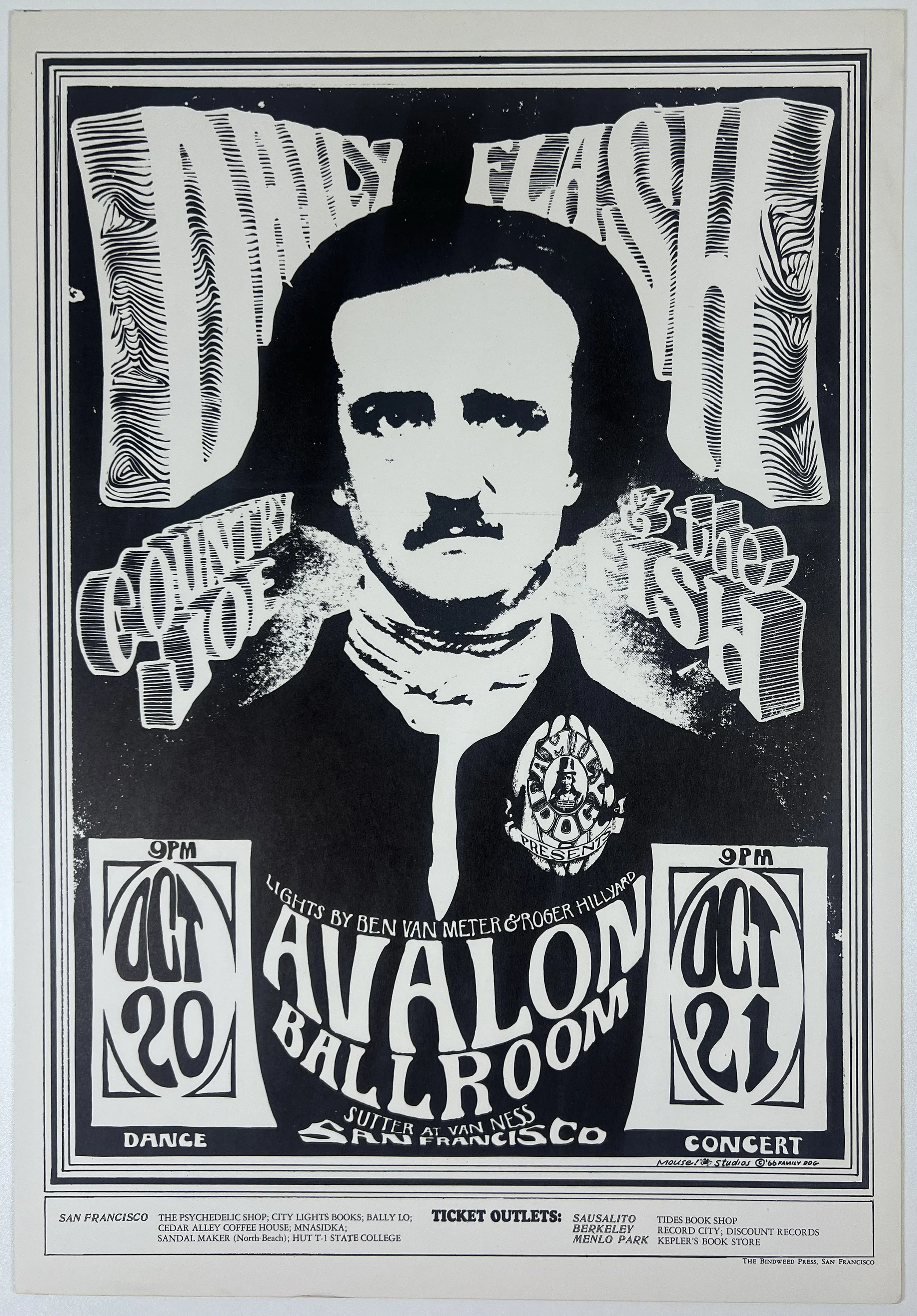 FD-031-A The Daily Flash Poster - San Francisco - Oct 21, 1966