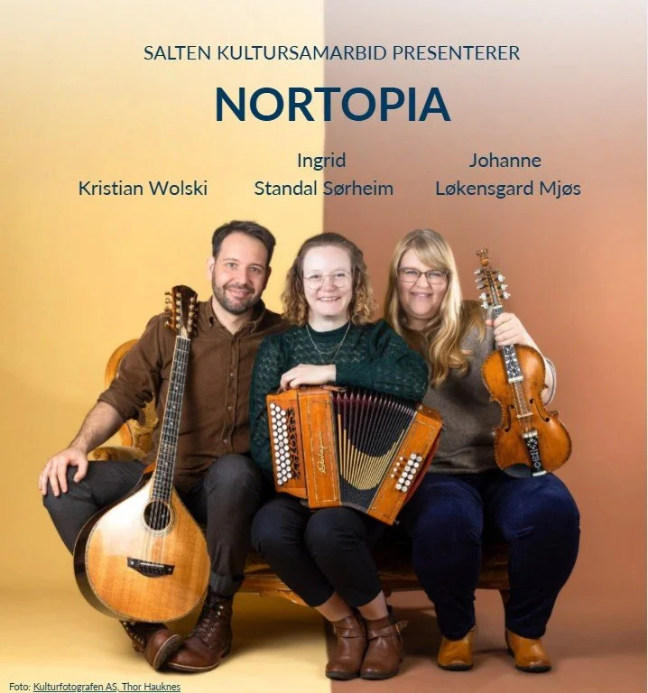 Programplakat til arrangementet "Fra vest til nord"