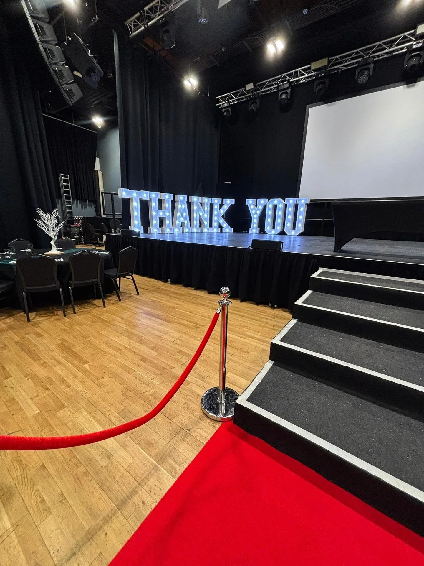 Bernicia Group staff awards night set up today at @newcastleuni 🎉