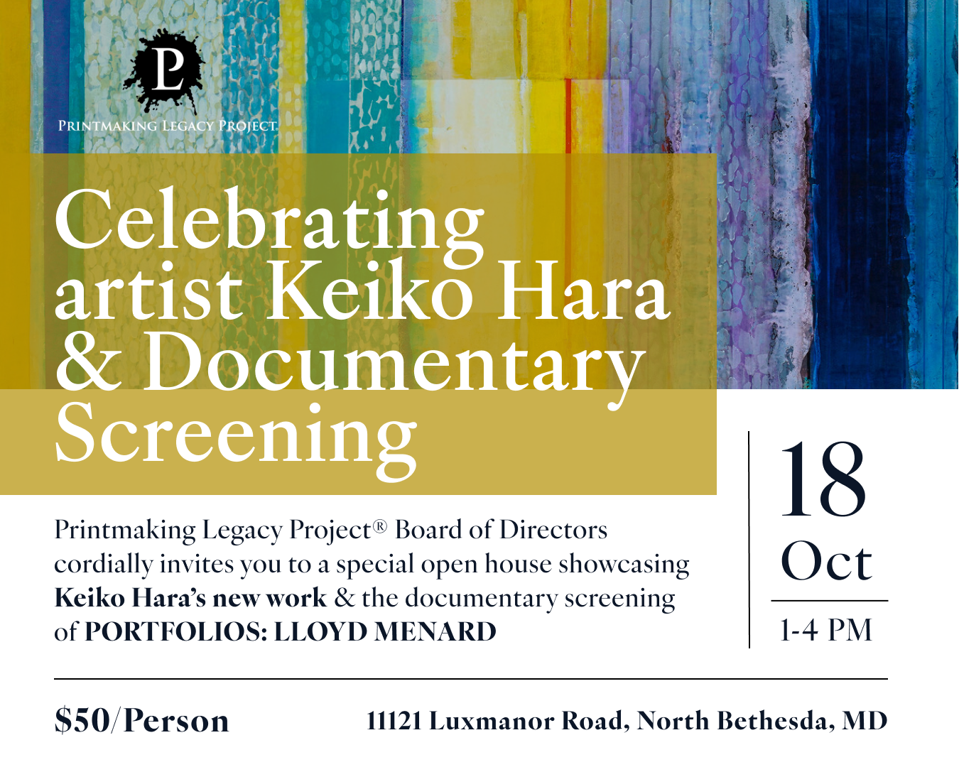 Celebrating artist Keiko Hara &amp; documentary screening