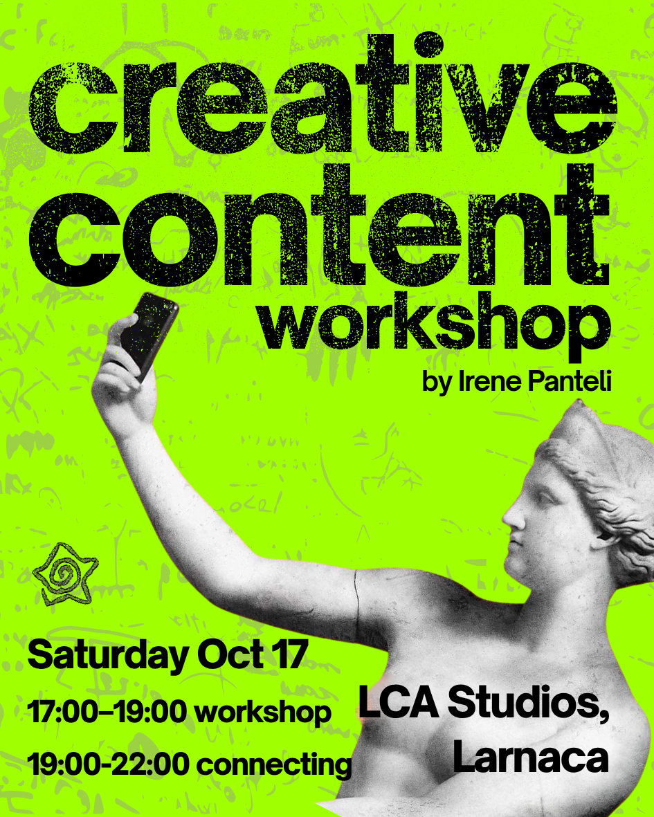 Creative Content Workshop + Networking | 17 of October 2026