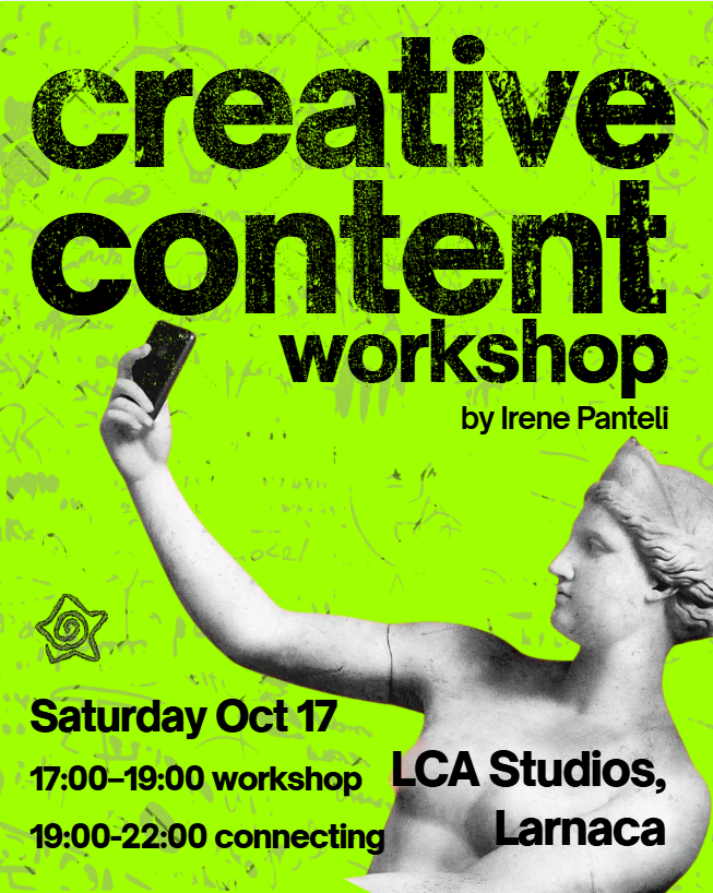 Creative Content Workshop + Networking | 19 of September 2026