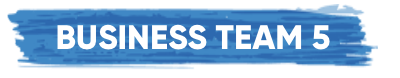 Grafik mit der Aufschrift 'Business Team 5' auf blauem Hintergrund