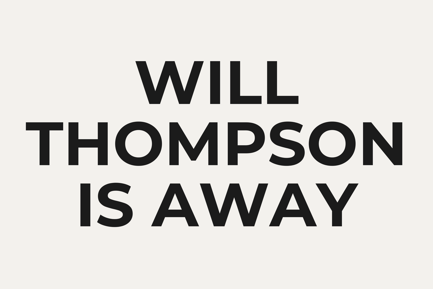 Will Thompson