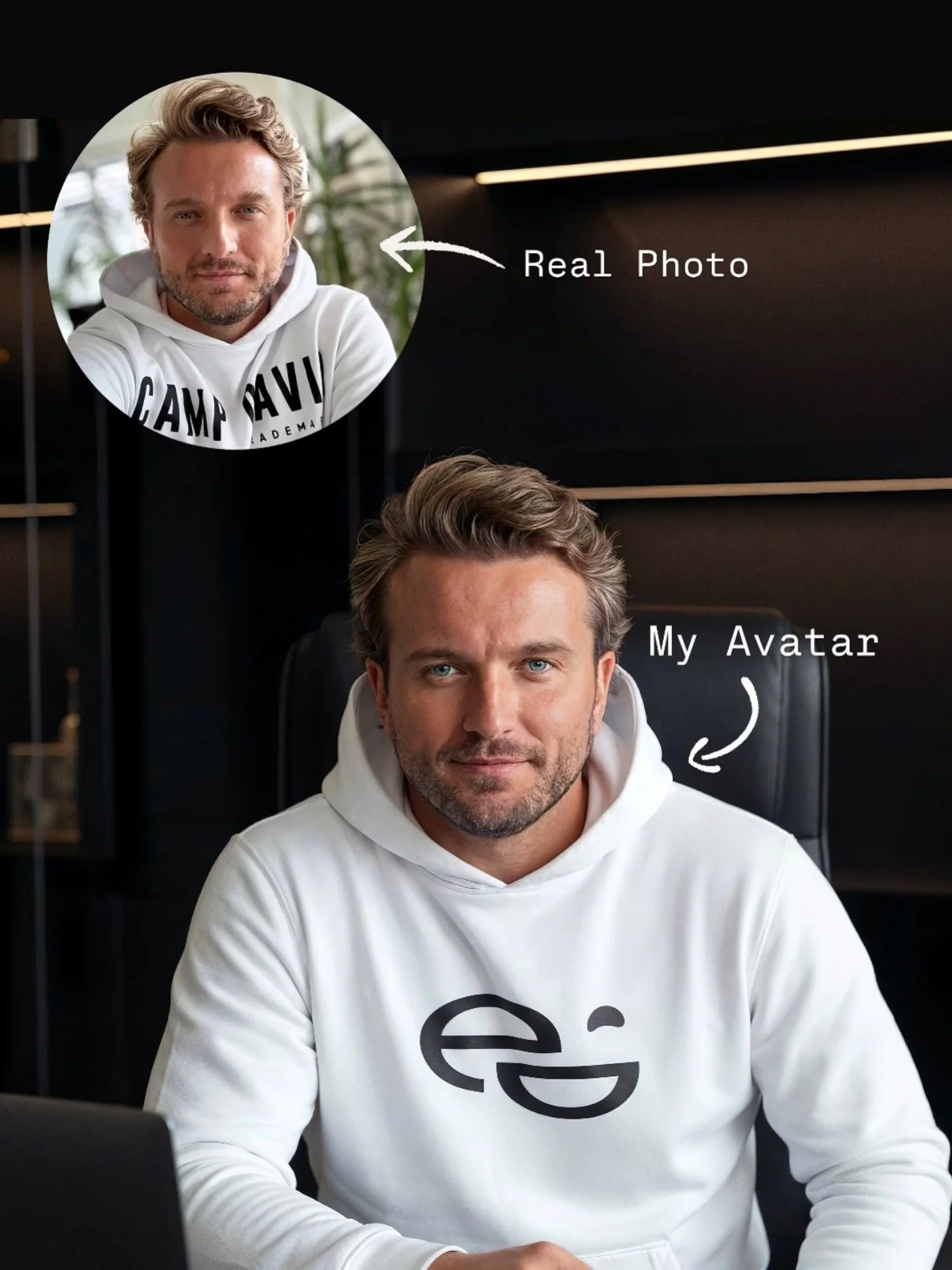 Hello that&rsquo;s me 🤓&hellip;my real version and my Avatar 🦾. That&rsquo;s what we do at entysia.com.