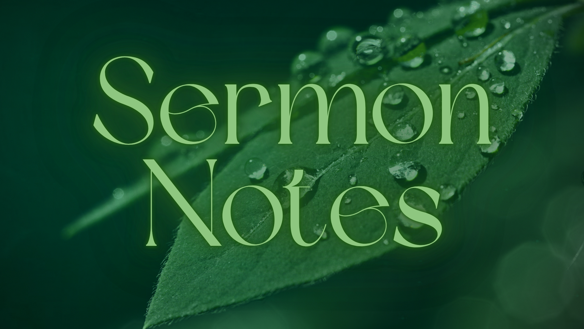 Stop worrying, and trust in the Lord.