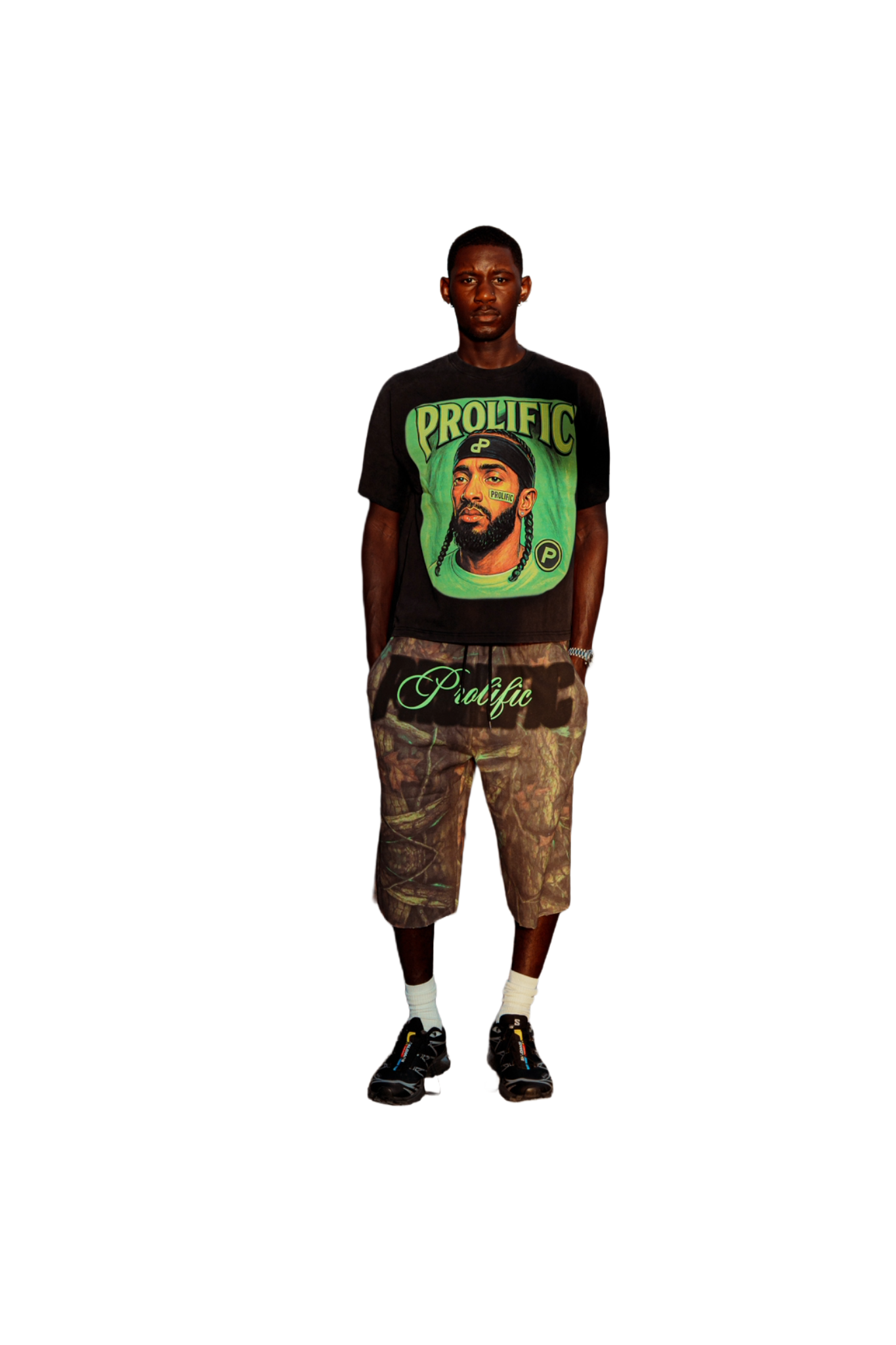PROLIFIC CAMO QUARTER SHORTS