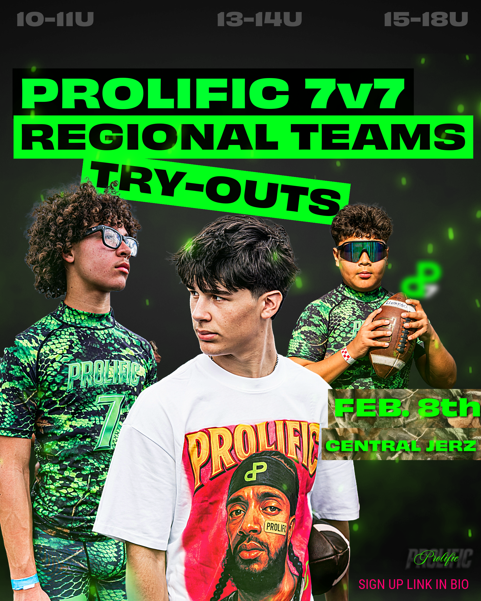 PROLIFIC 7V7 TRY-OUTS REGIONAL TEAMS
