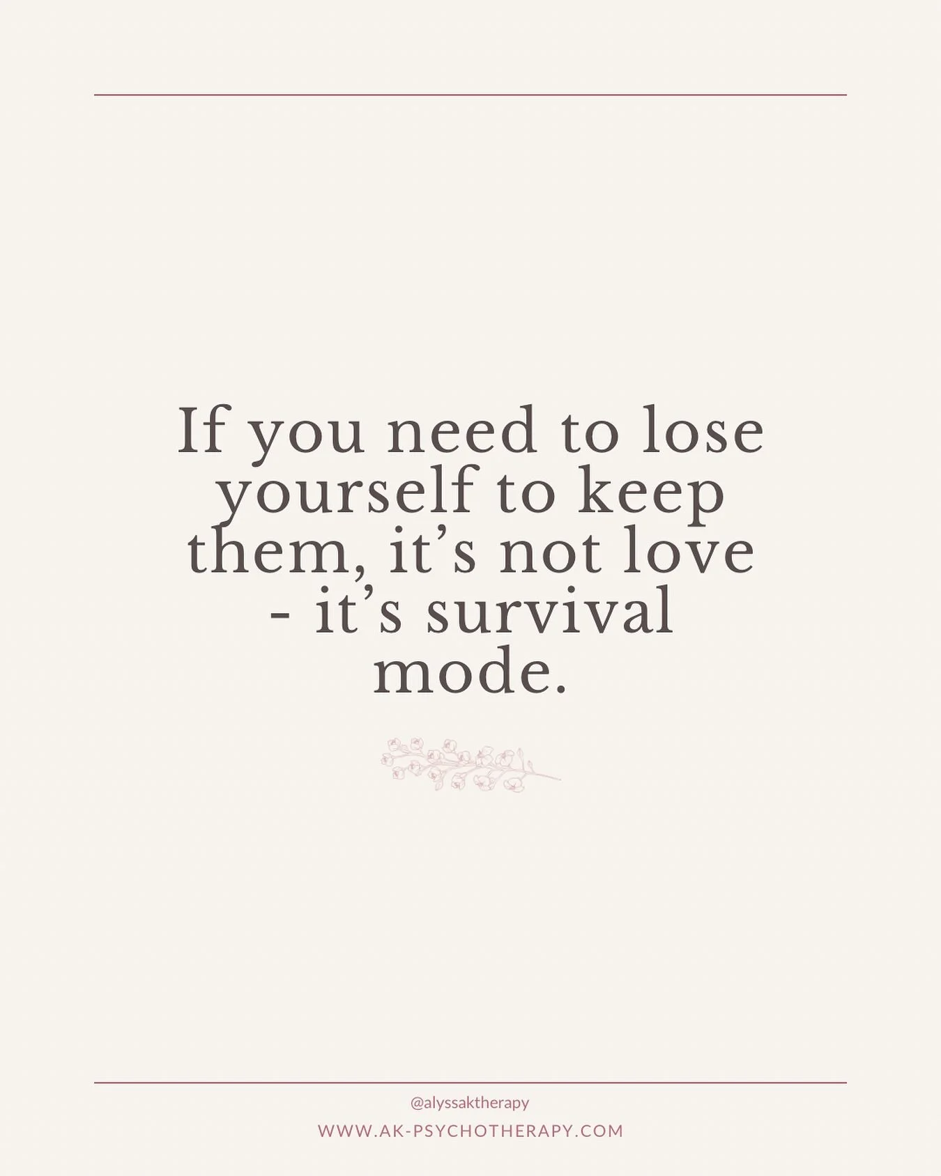 If the relationship costs your sense of self, it&rsquo;s not intimacy - it&rsquo;s reenactment.⁣
⁣
The body chases what&rsquo;s familiar, even when it hurts.⁣
⁣
To work through this is when you stop calling self-abandonment love. And start believing 