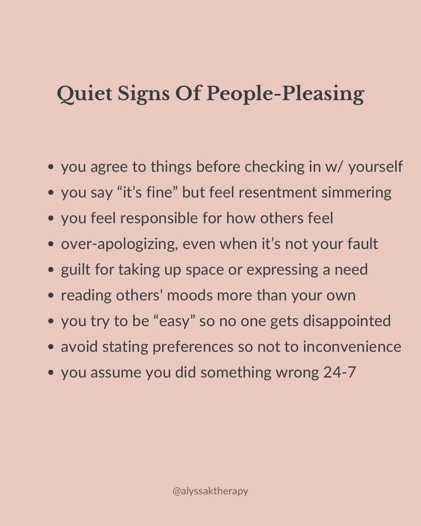 Thanksgiving is basically the Olympics for people-pleasers.⁣
⁣
Family, food, travel, noise, old patterns - it all gets activated at once.⁣
⁣
If you catch yourself over-explaining, over-apologizing, scanning people&rsquo;s moods, or trying to keep the