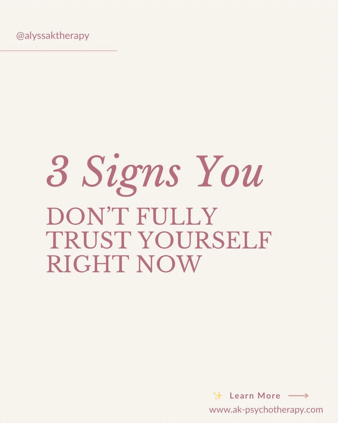 If you grew up people-pleasing, over-functioning, or tracking everyone else&rsquo;s emotions, self-trust didn&rsquo;t disappear.⁣
⁣
It got quiet or lost in fear.⁣
⁣
You learned early that being &ldquo;wrong,&rdquo; disappointing someone, or taking up