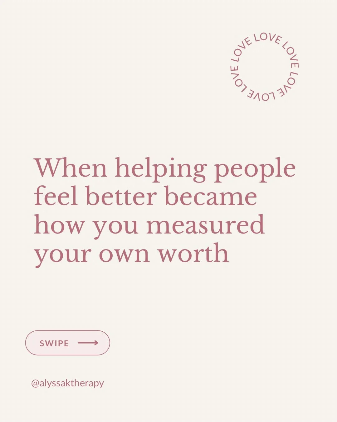 When helping people feel better became how you measured your own worth.⁣
⁣
Attending to everyone else is a part of you that makes complete sense. The issue is it starts costing you everything.⁣
⁣
Your nervous system learned early: keep everyone comfo
