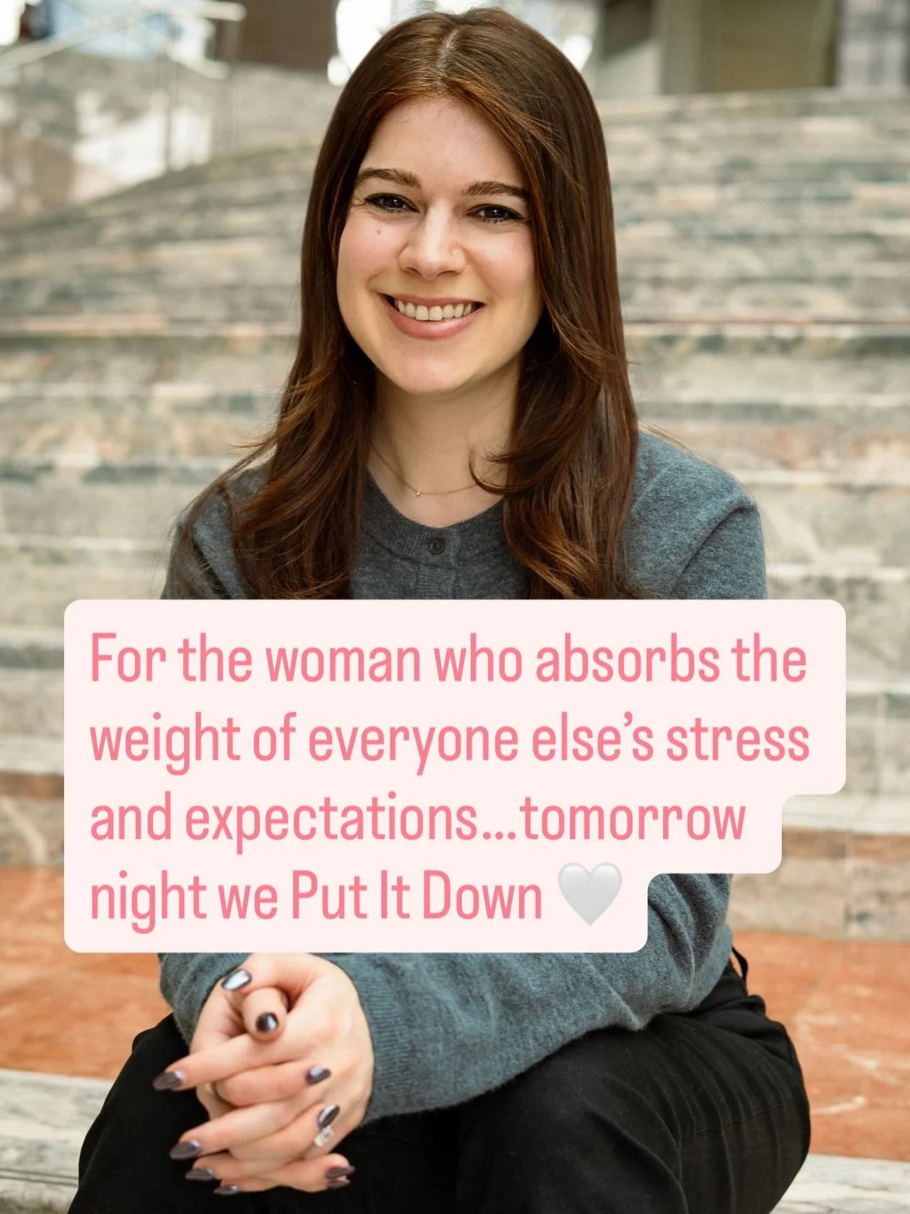 Tomorrow!!!! Last chance to join if you&rsquo;re hoping to feels shift in your body. ⁣
⁣
An exhale to the nervous system.⁣
⁣
And some tools to let go of all of that responsibility that you carry that&rsquo;s not actually yours.⁣
⁣
Plus scripts and ti