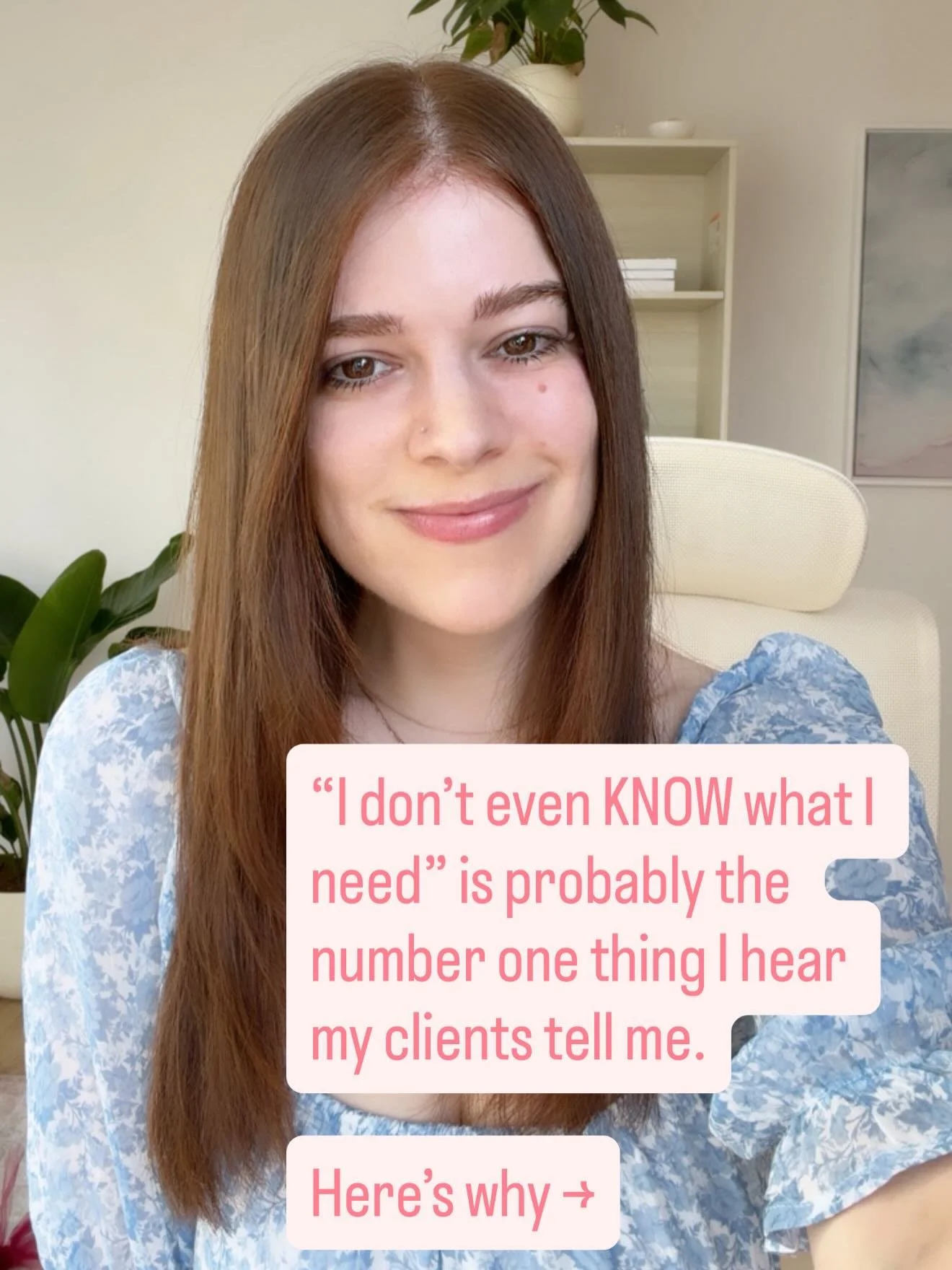 &ldquo;I don&rsquo;t know what I need&rdquo; is genuinely one of the most common things I hear from my clients and group members.⁣
⁣
And that&rsquo;s because if you&rsquo;ve been conditioned to tune into everyone else&rsquo;s needs besides your own, 