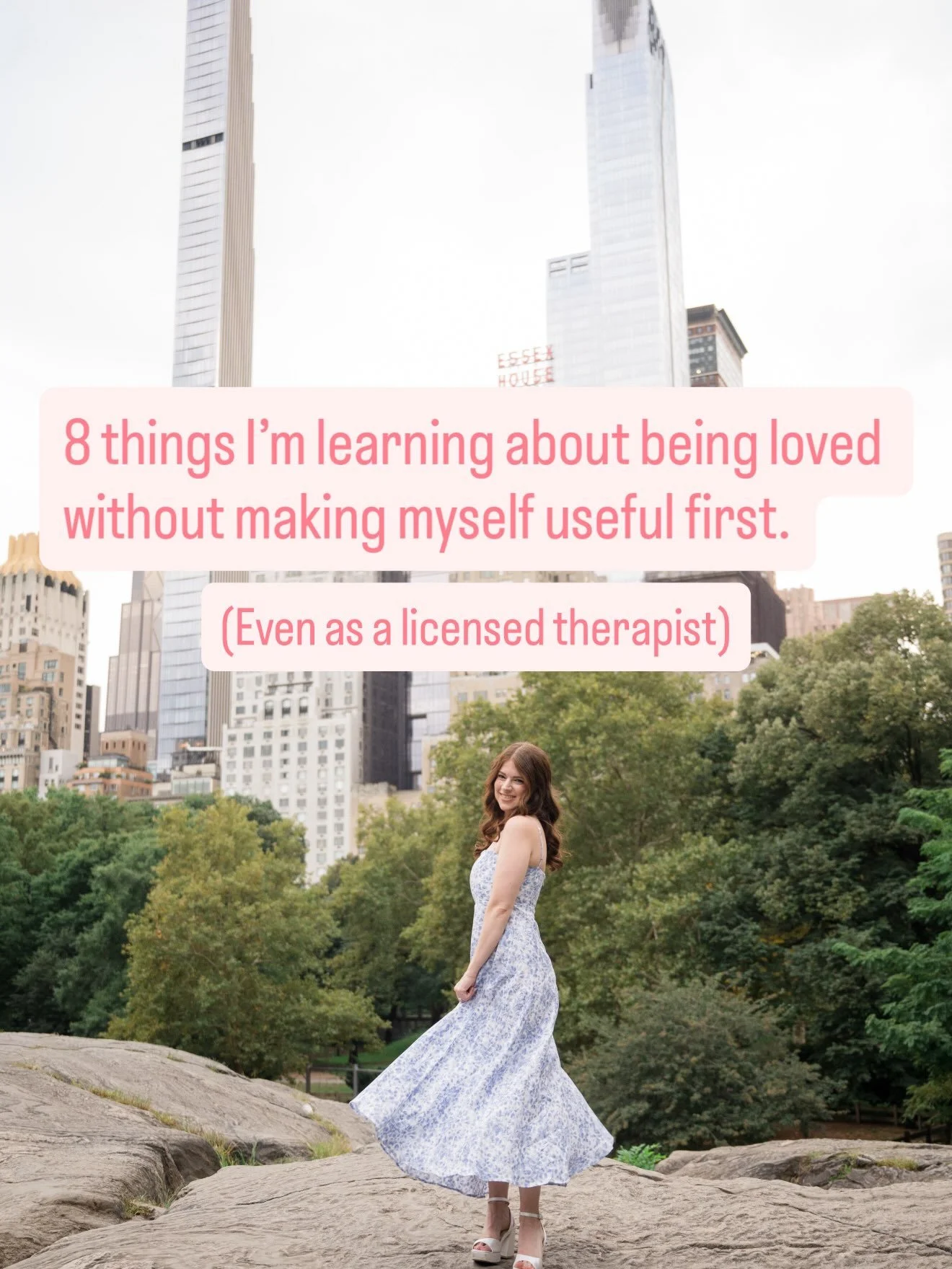 I can talk about this all day and still catch myself trying to be the easiest person in the room to love!⁣
⁣
The one who understands. Who can work around everyone&rsquo;s schedule. Who has already talked herself out of needing anything before anyone 