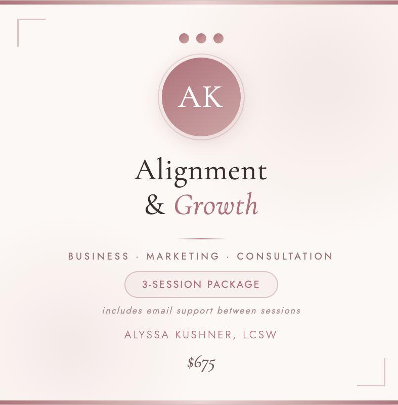 3 Session Package of 55 Minute Business & Marketing Consultation Calls