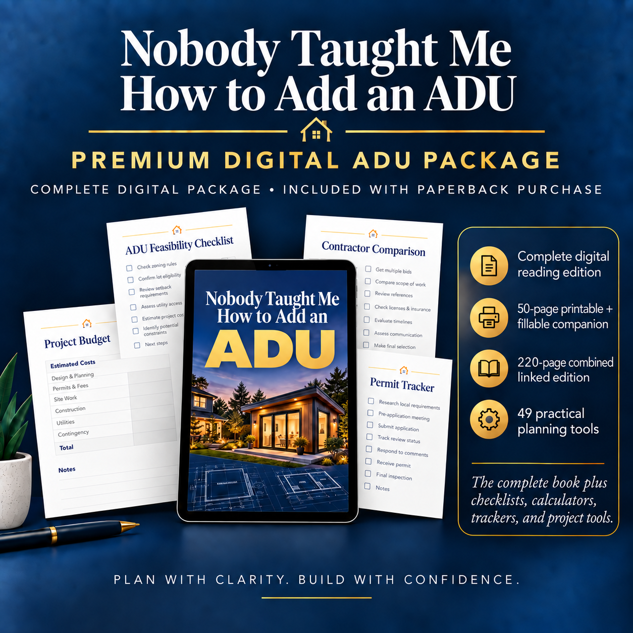 Nobody Taught Me How to Add an ADU — Premium Digital Package