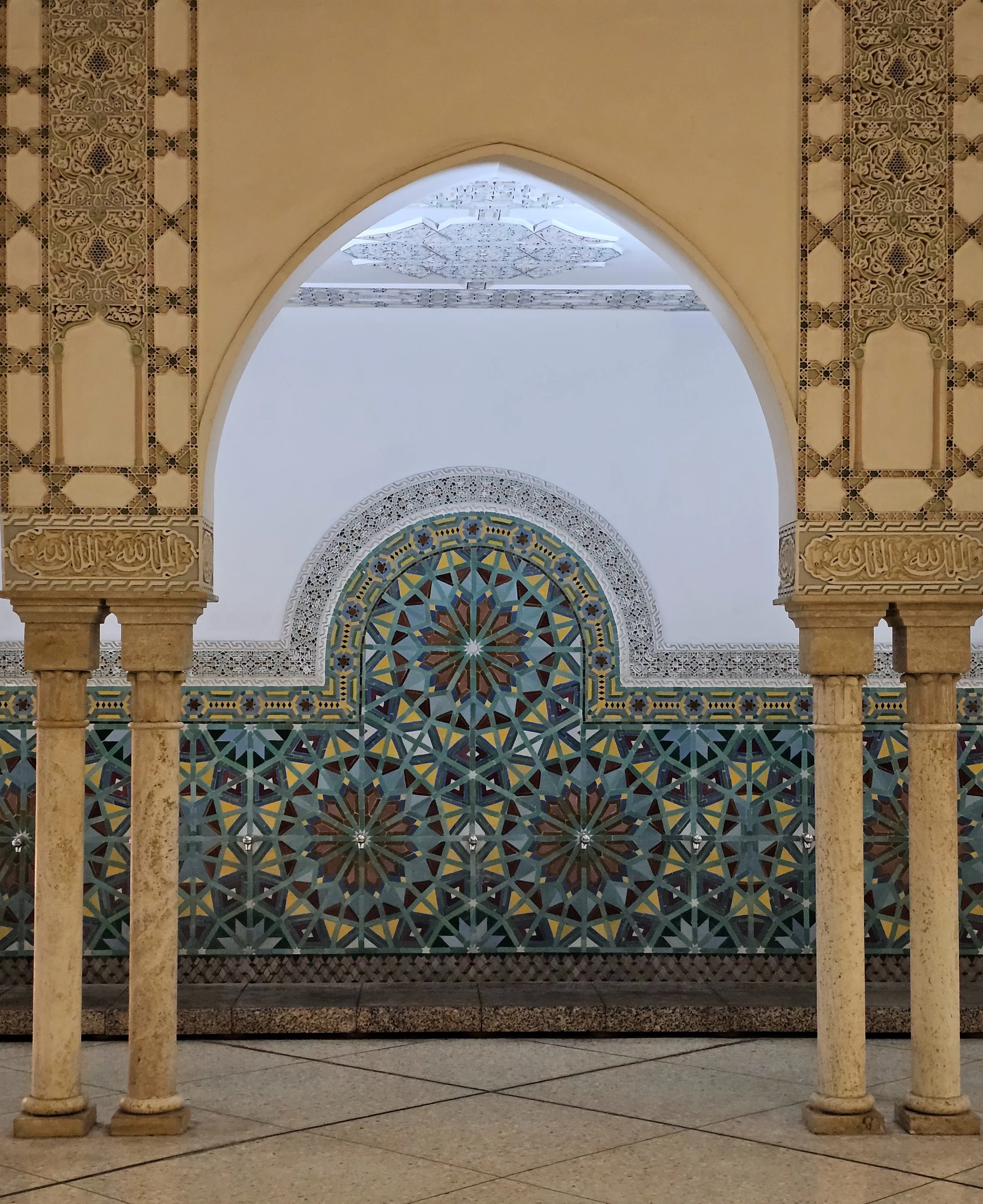 Courtyard of the Hasan ll Mosque