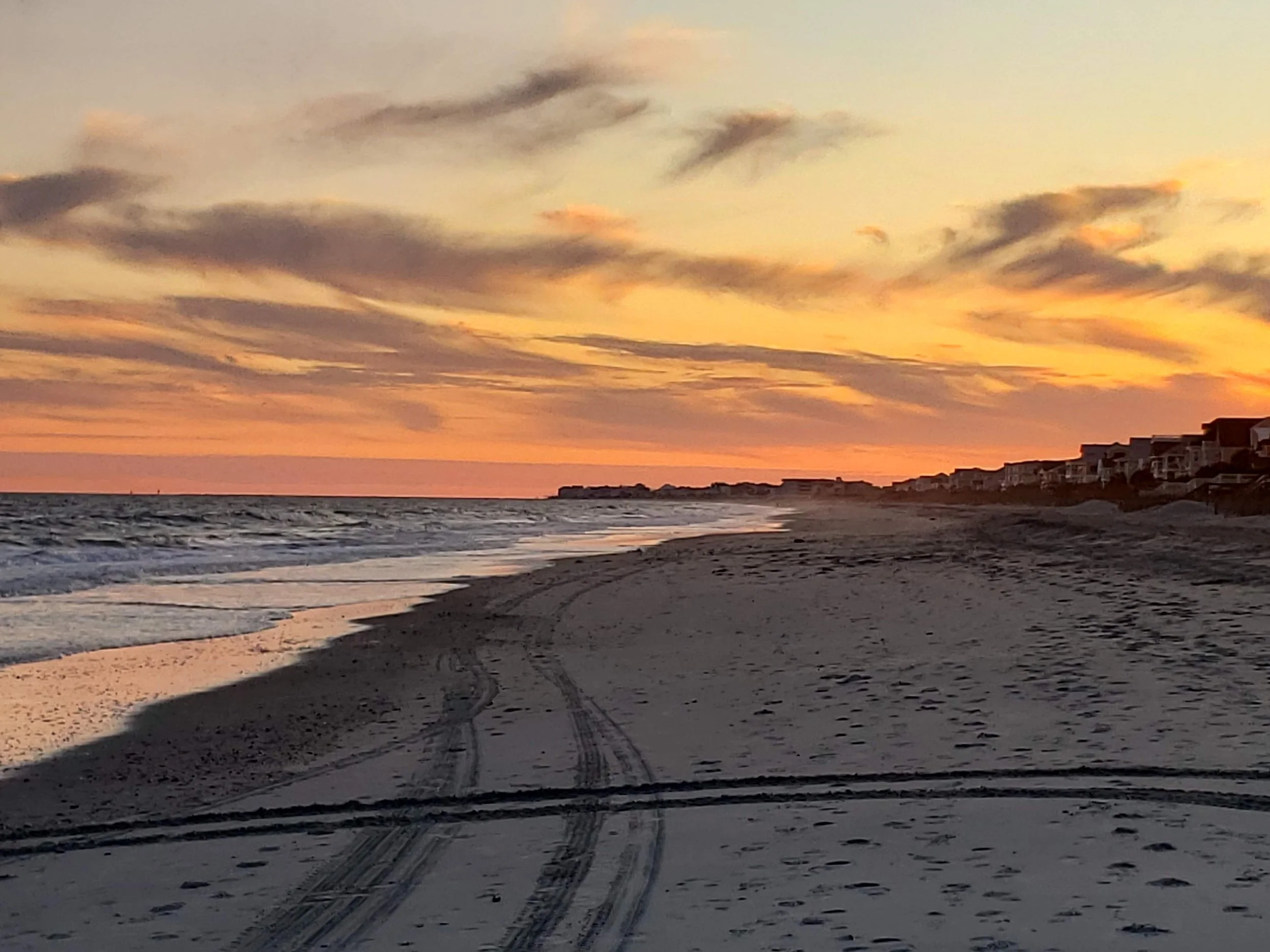 On the beach in South Carolina