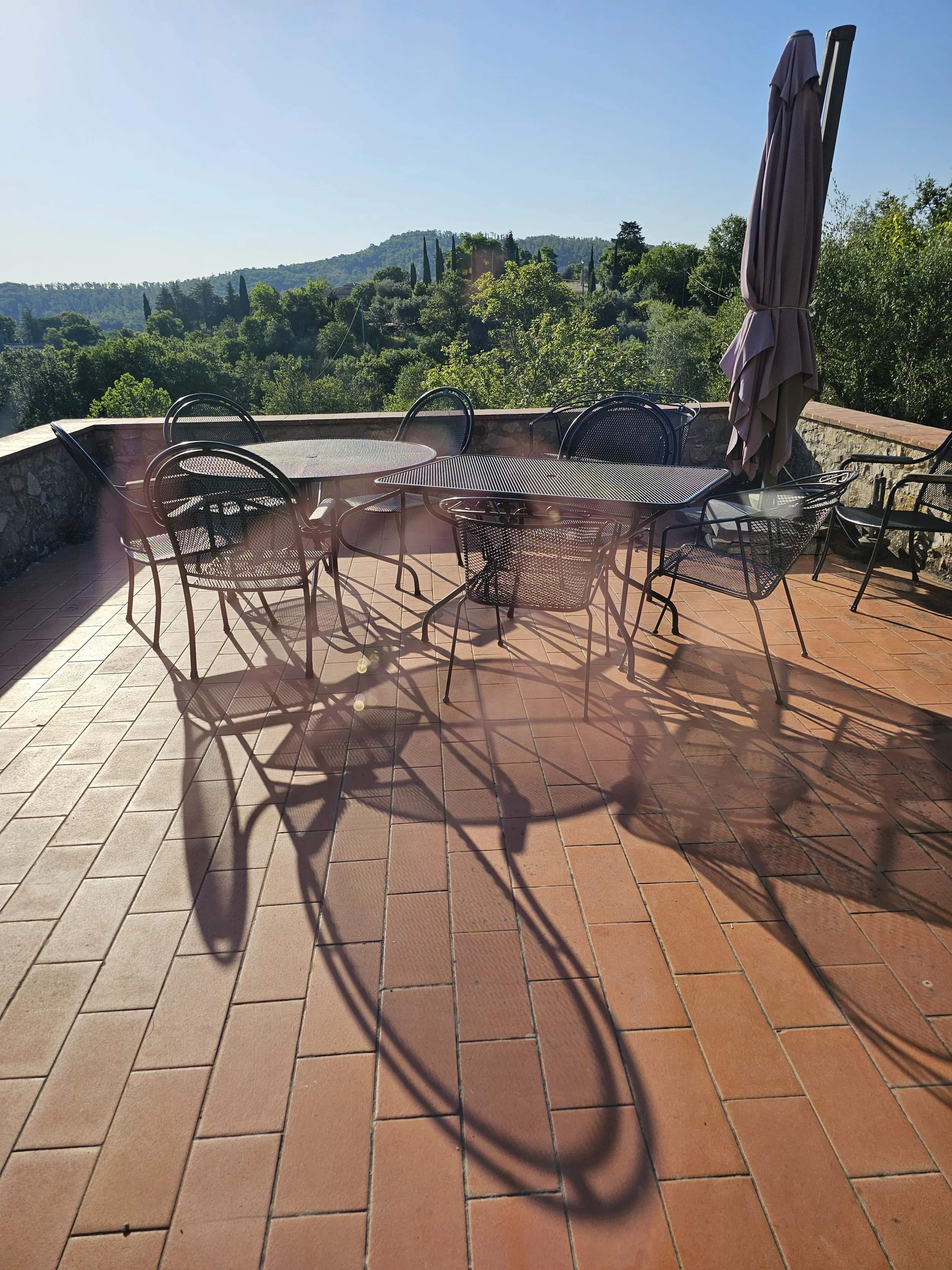 Tuscan Hill shadows
