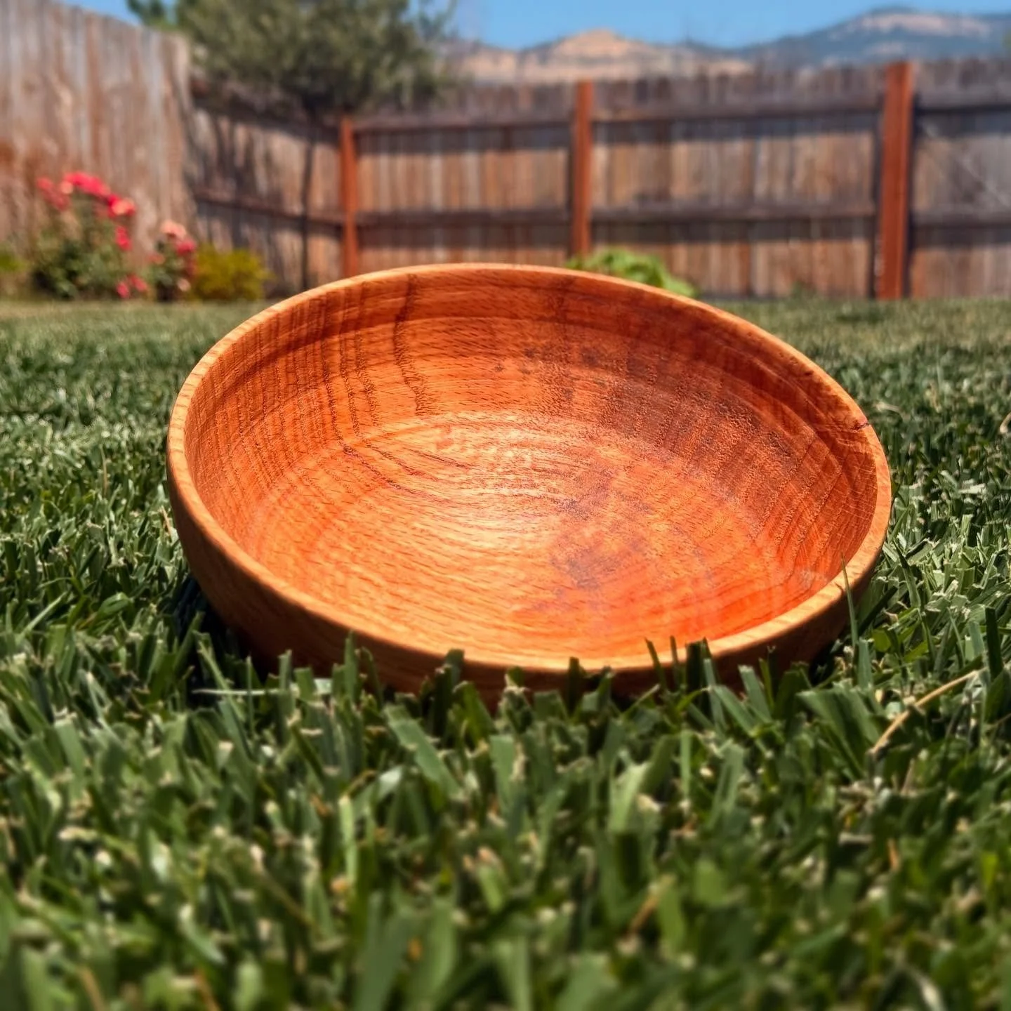 Turned this oak bowl for my sister&rsquo;s birthday&mdash;one of the toughest pieces I&rsquo;ve worked with. It flew off the lathe more than once, but in the end, beeswax brought out its warmth and grain beautifully.

Sometimes the wild ones turn out