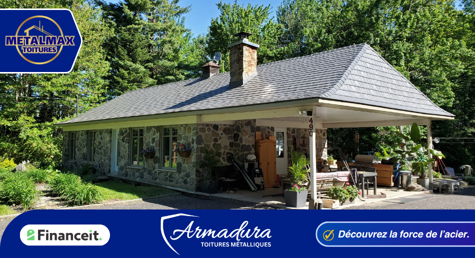 Toiture métal climat Québec Armadura