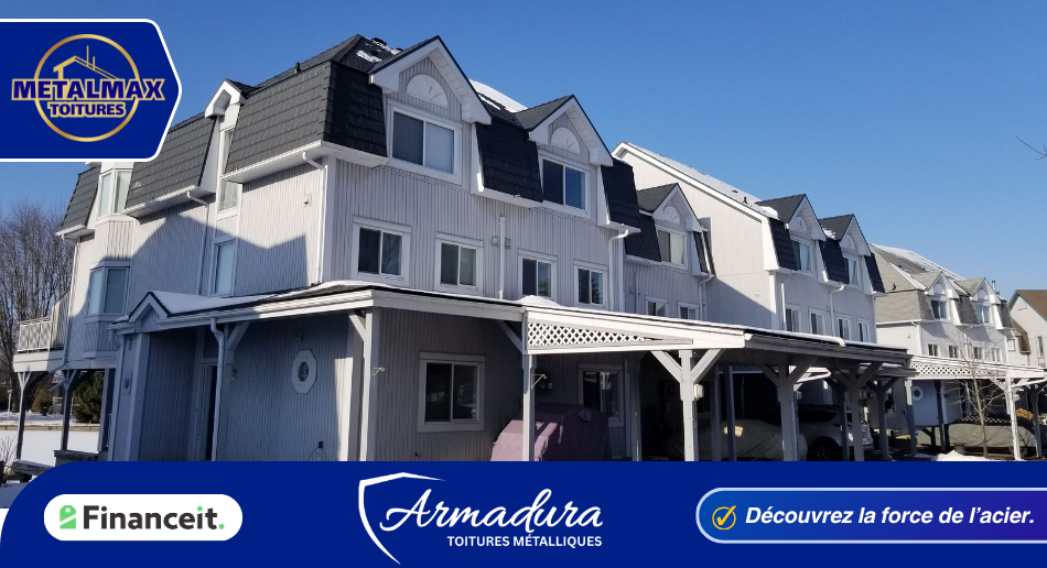 toiture métallique Armadura de Metalmax jumelé