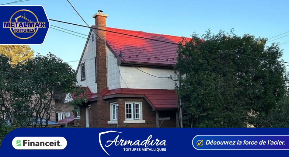 Installation toiture métallique MetalMax