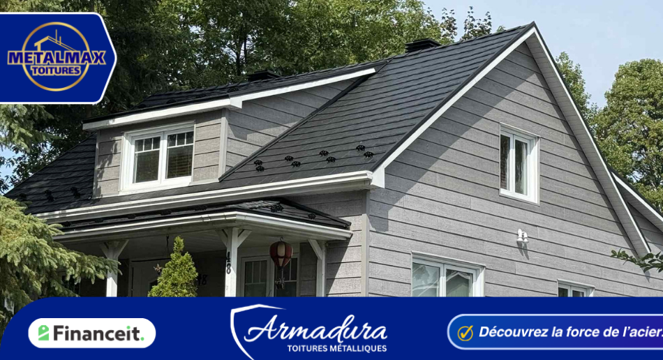 Toiture métallique durable Québec G90