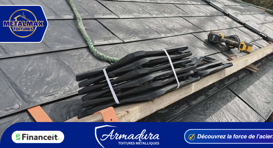 Toiture métal sans vis apparentes Québec