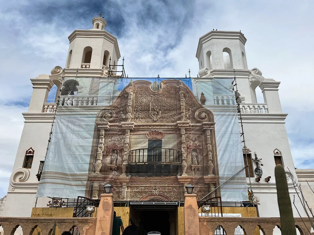 Large Outdoor Banner for the Facade Restoration Project
