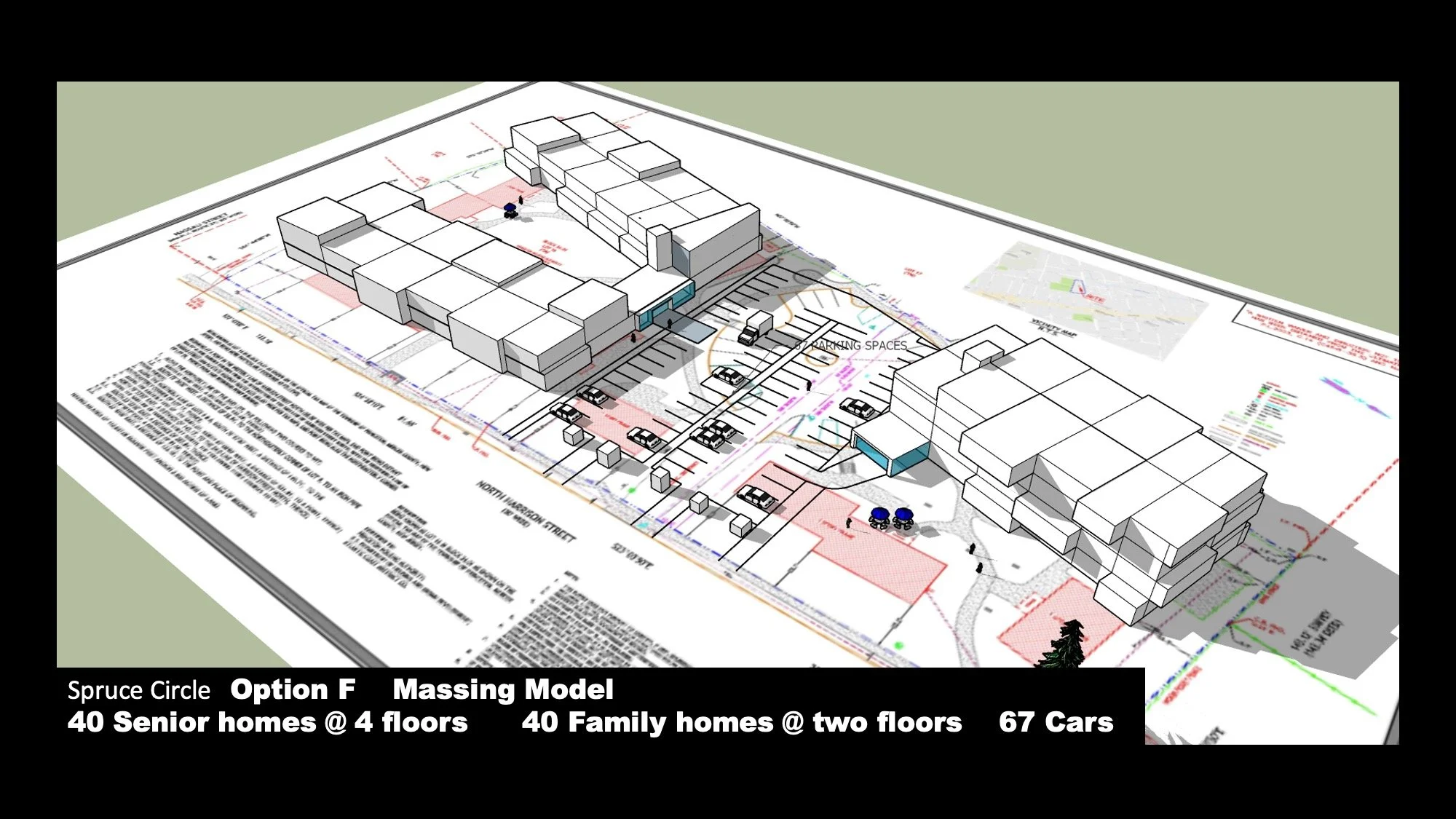 Option F 3D Massing