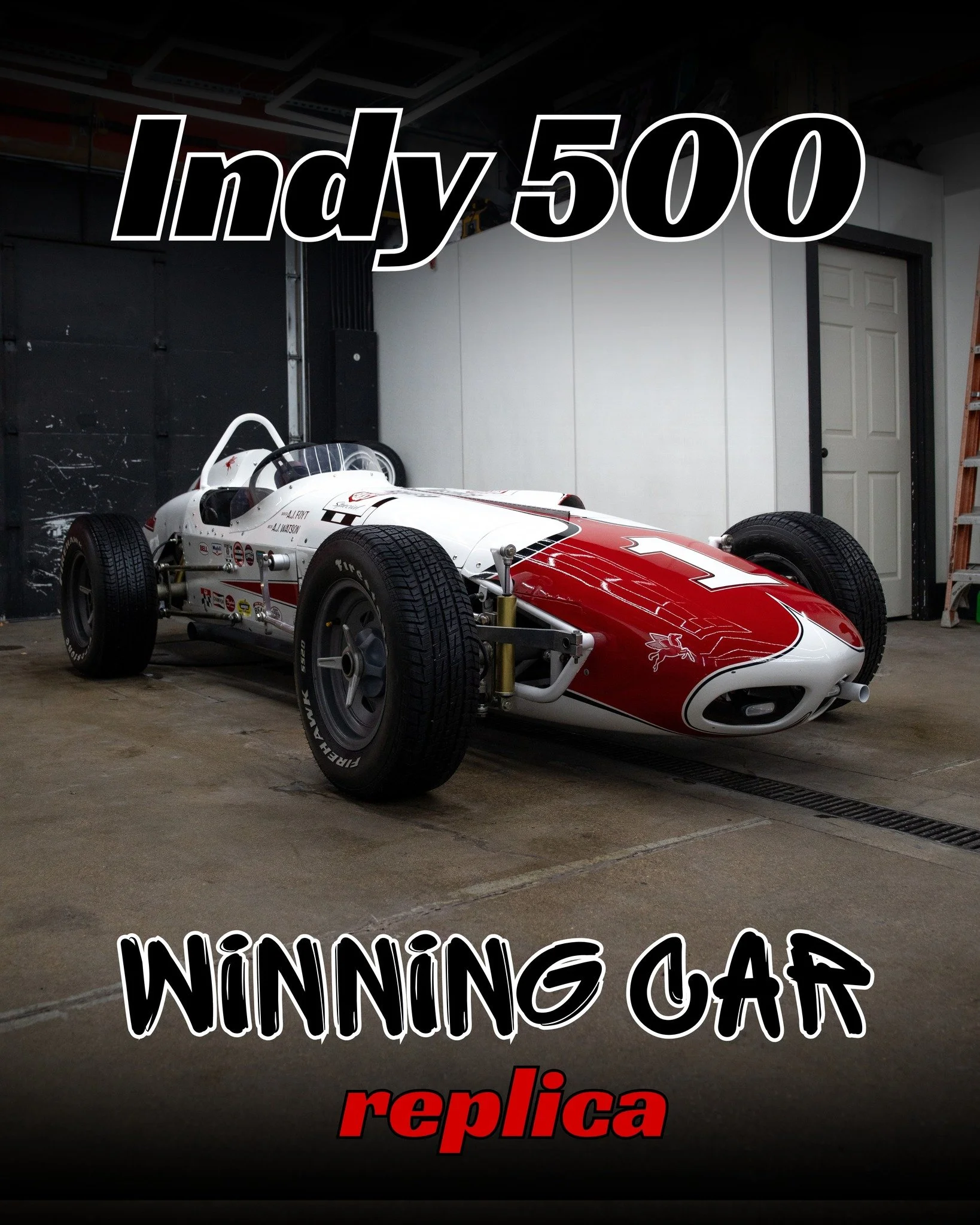 On this day last year, a historic 1961 IndyCar replica graced our shop with its presence.

This car is modeled after the machine that carried a young A.J. Foyt to his very first Indianapolis 500 victory&mdash;A  defining moment in what would become o