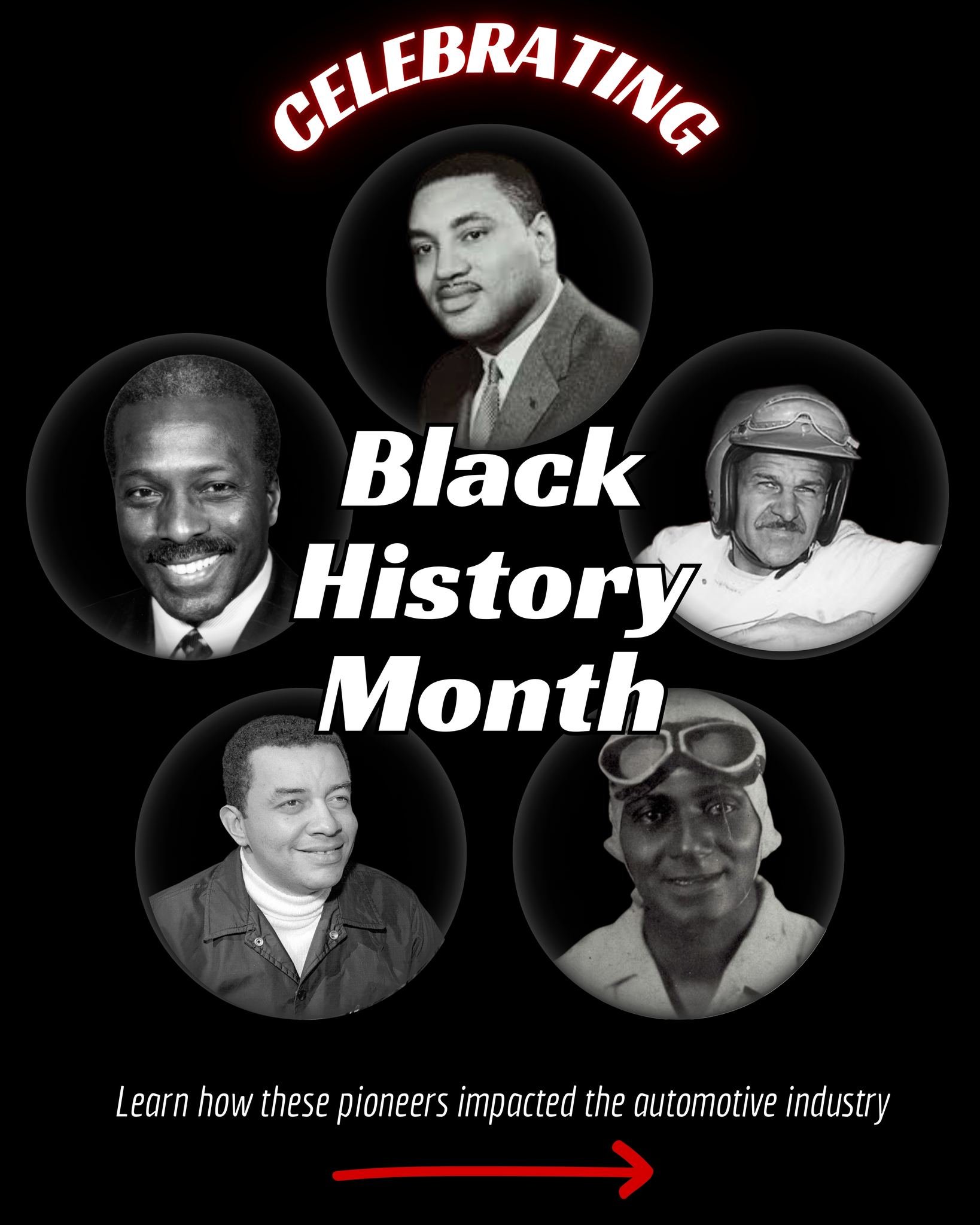 This month, we honor the Black innovators and trailblazers who have shaped the automotive world. From groundbreaking designs to historic motorsports achievements, their impact has transformed how we drive, race, and build&mdash;often without the reco
