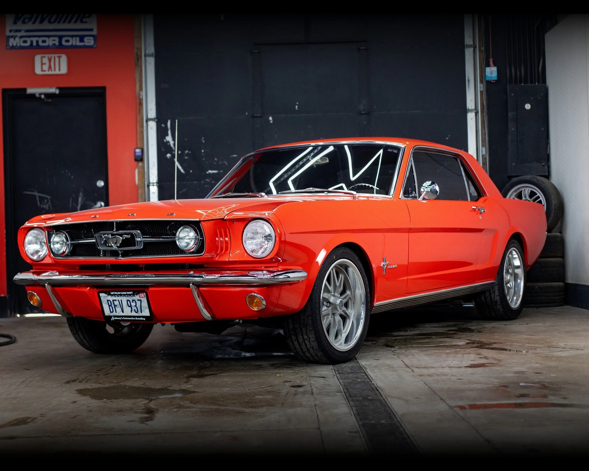 Did you catch this beauty at World of Wheels? 👀

This pristine 1965 Ford Mustang was lovingly restored at Mike&rsquo;s Classic Cars before arriving at our shop last November. Initially painted Poppy Red in 2005&mdash;a color native to the first gene