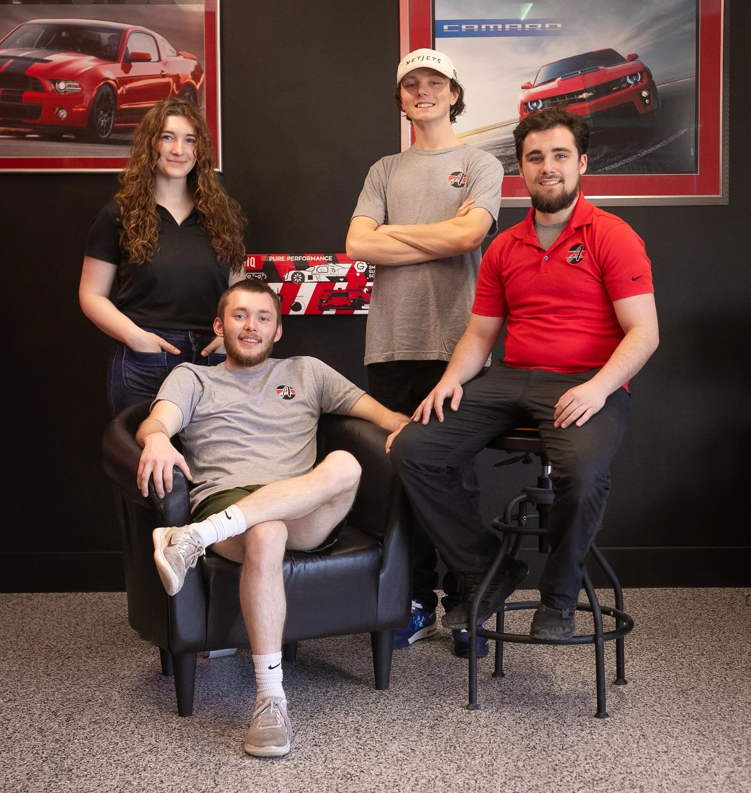 Interior detailing results at Anthony's Automotive