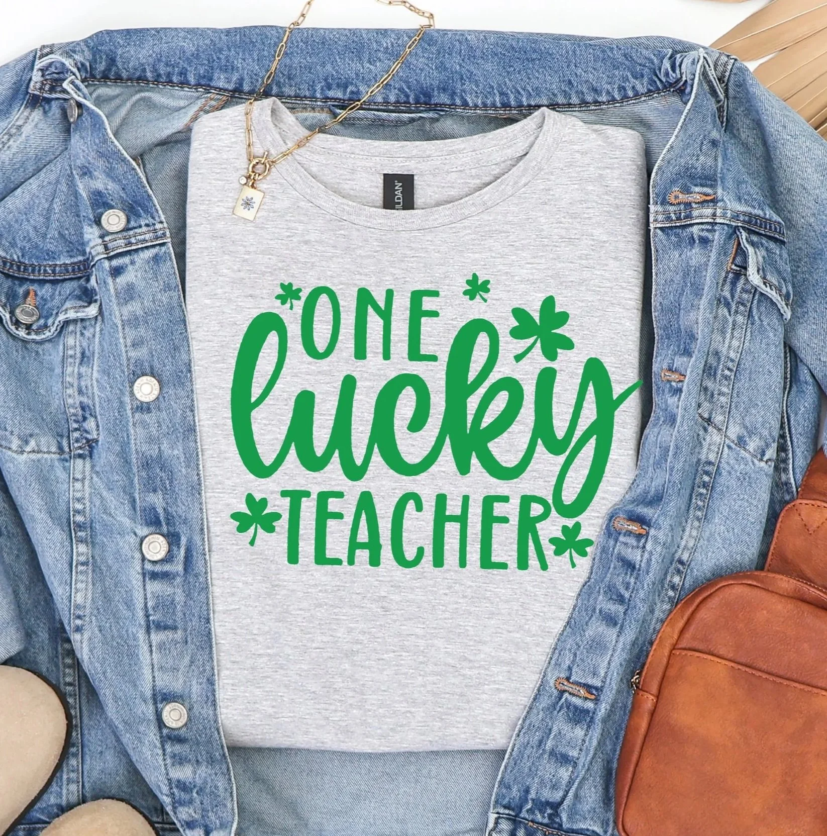 One Lucky Teacher Shirt