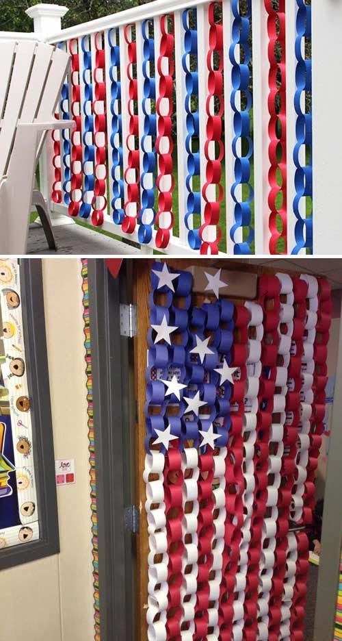 Paper Chain Flag Craft - 1 hr