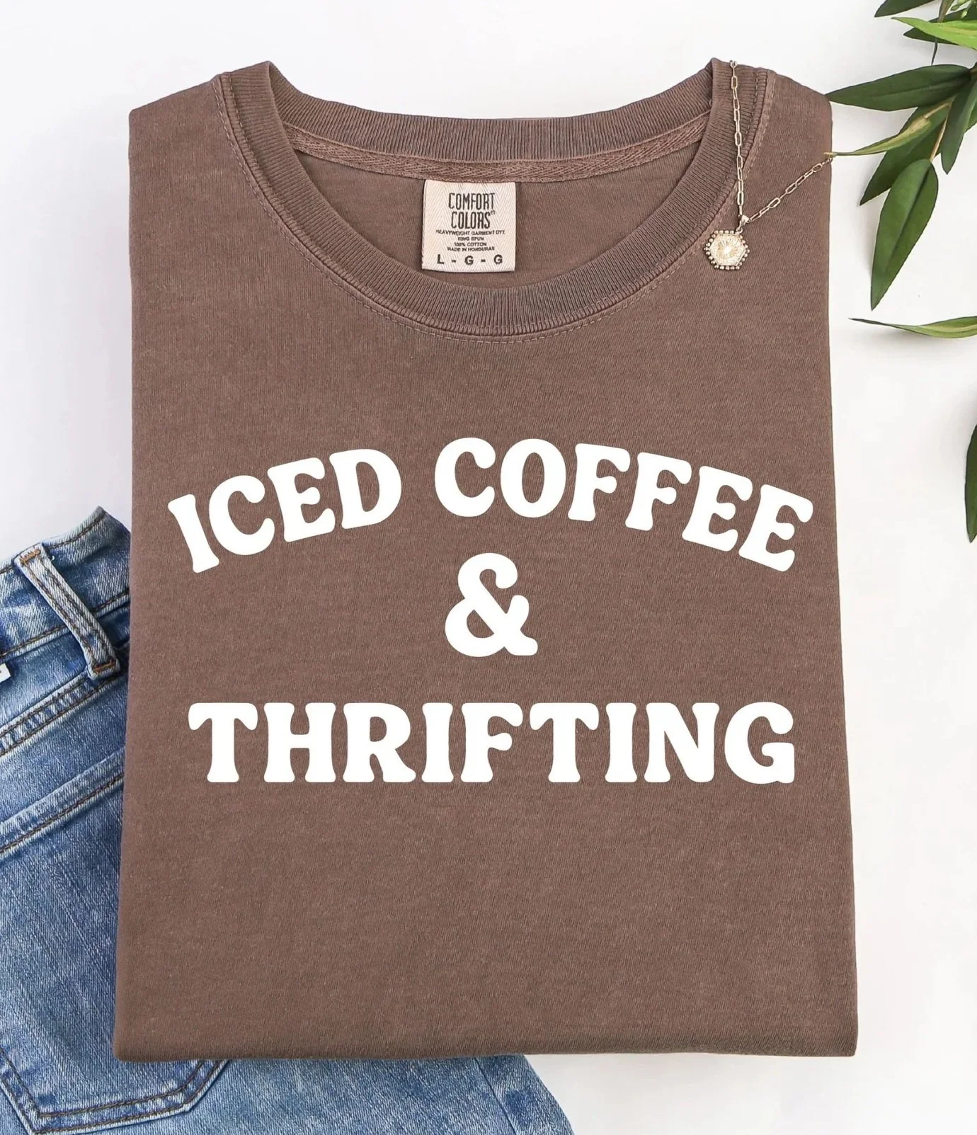 Iced Coffee and Thrifting Shirt