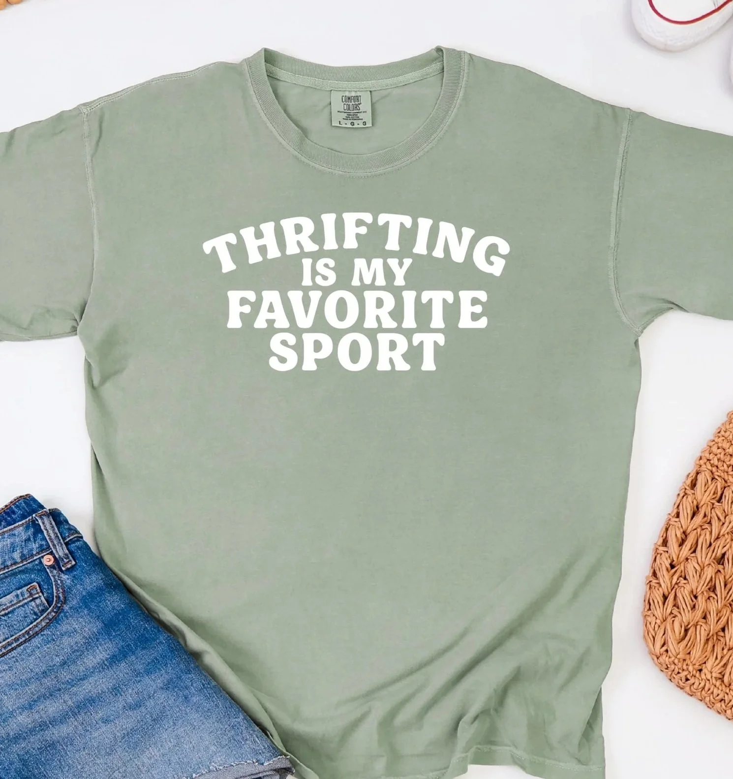 Thrifting is my Fav Sport Shirt